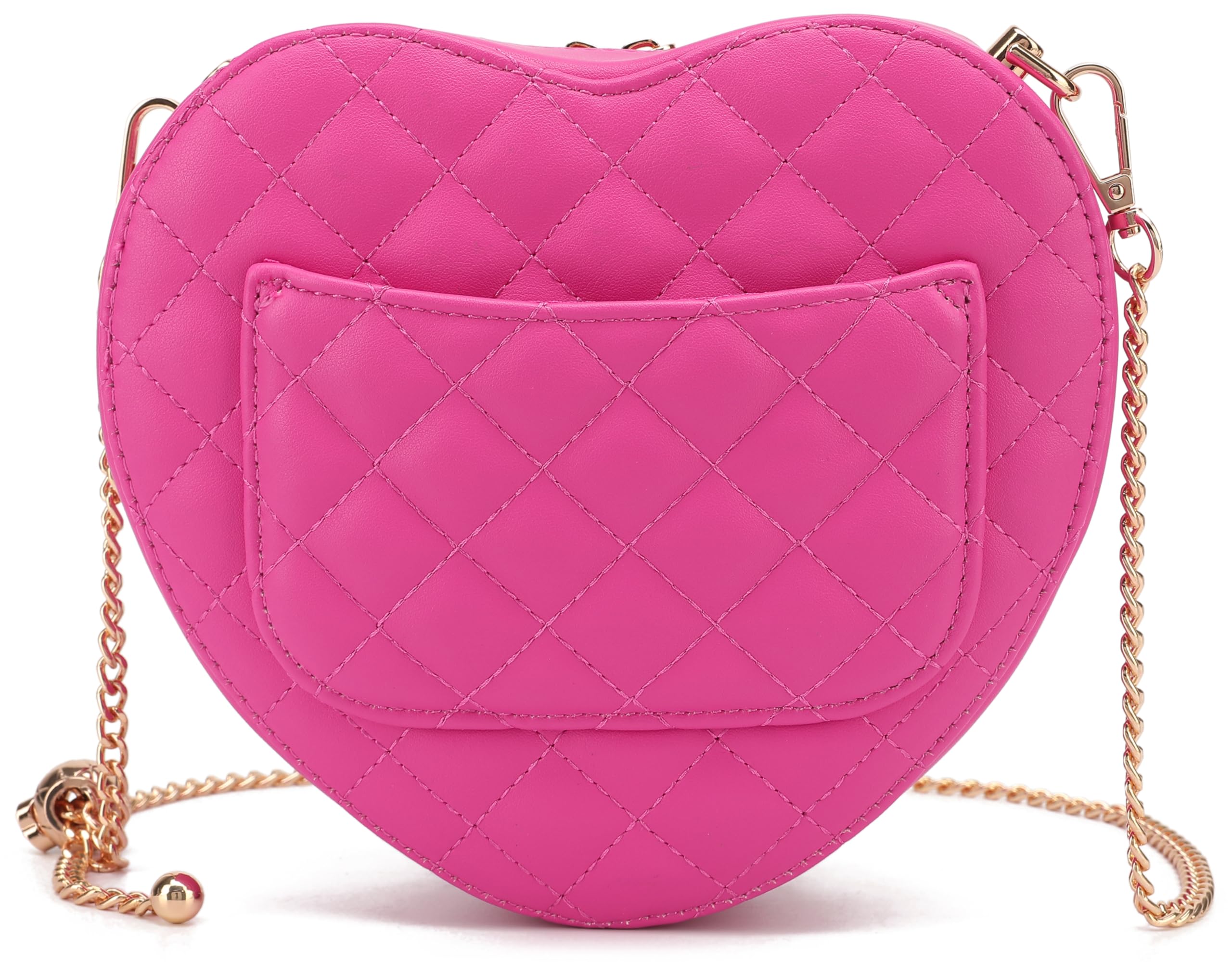 lola mae Heart Shape Satchel Crossbody Purse for women Zip Around Shoulder Bag