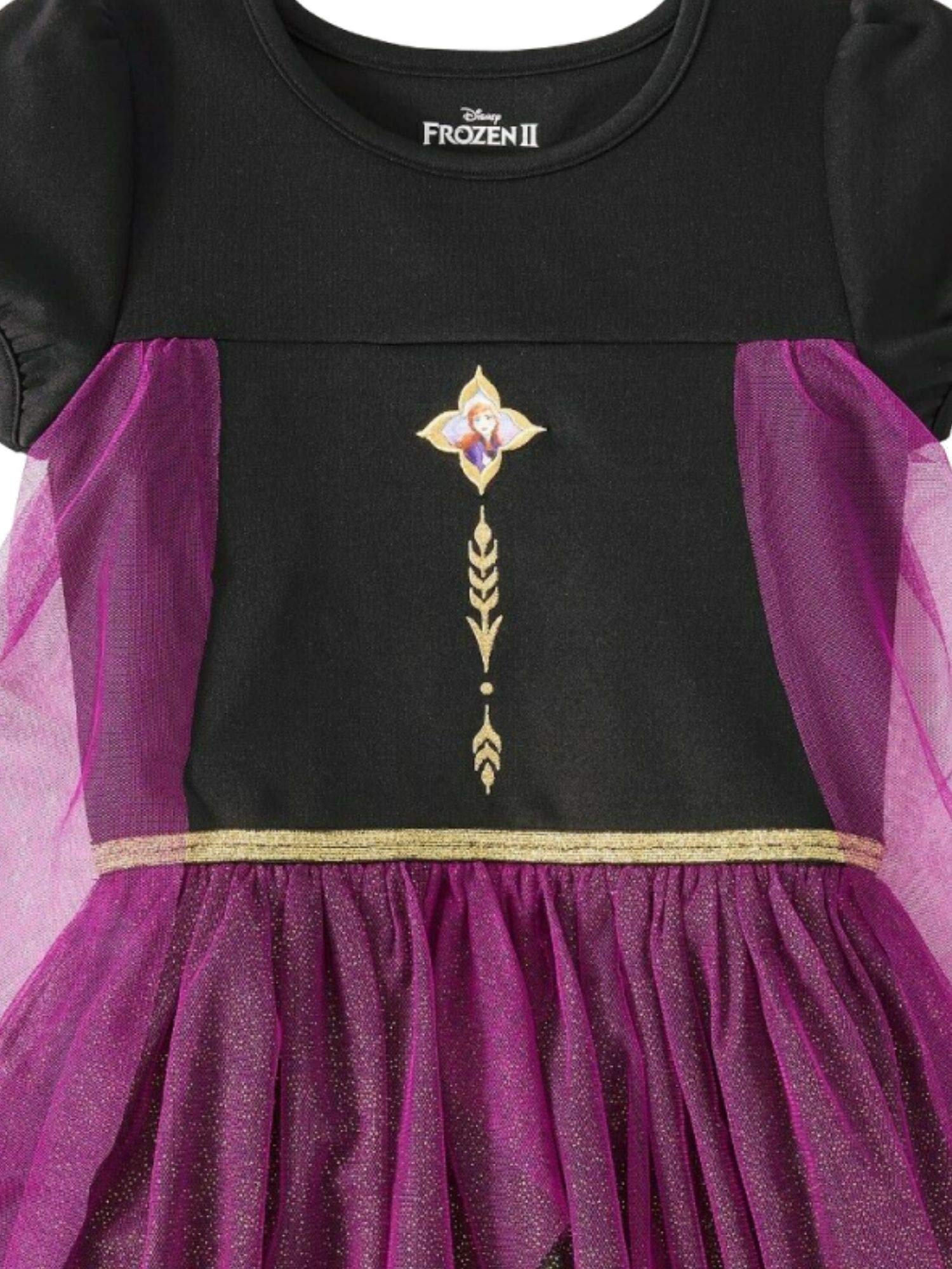 Disney Frozen II Big Girls Elsa lub Anna Tutu sukienka z peleryną