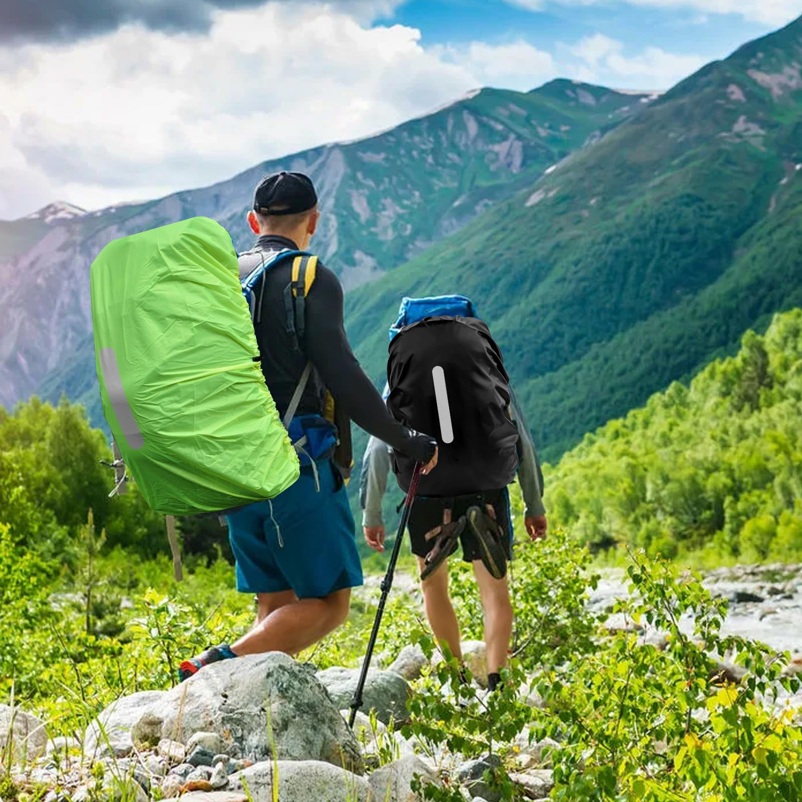 Rucksack-Regenschutz Größe M Für 30–40 L – Wasserdicht, Mit Reflektierenden Streifen, Für Outdoor & Reisen
