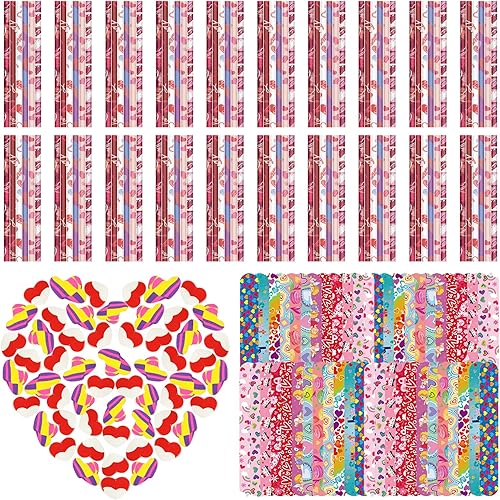 emzrivo 258 piezas de regalos para el día de San Valentín, 120 lápices de San Valentín, 90 borradores de San Valentín, 48 pulseras de San Valentín, disponible en Yaxa Venezuela
