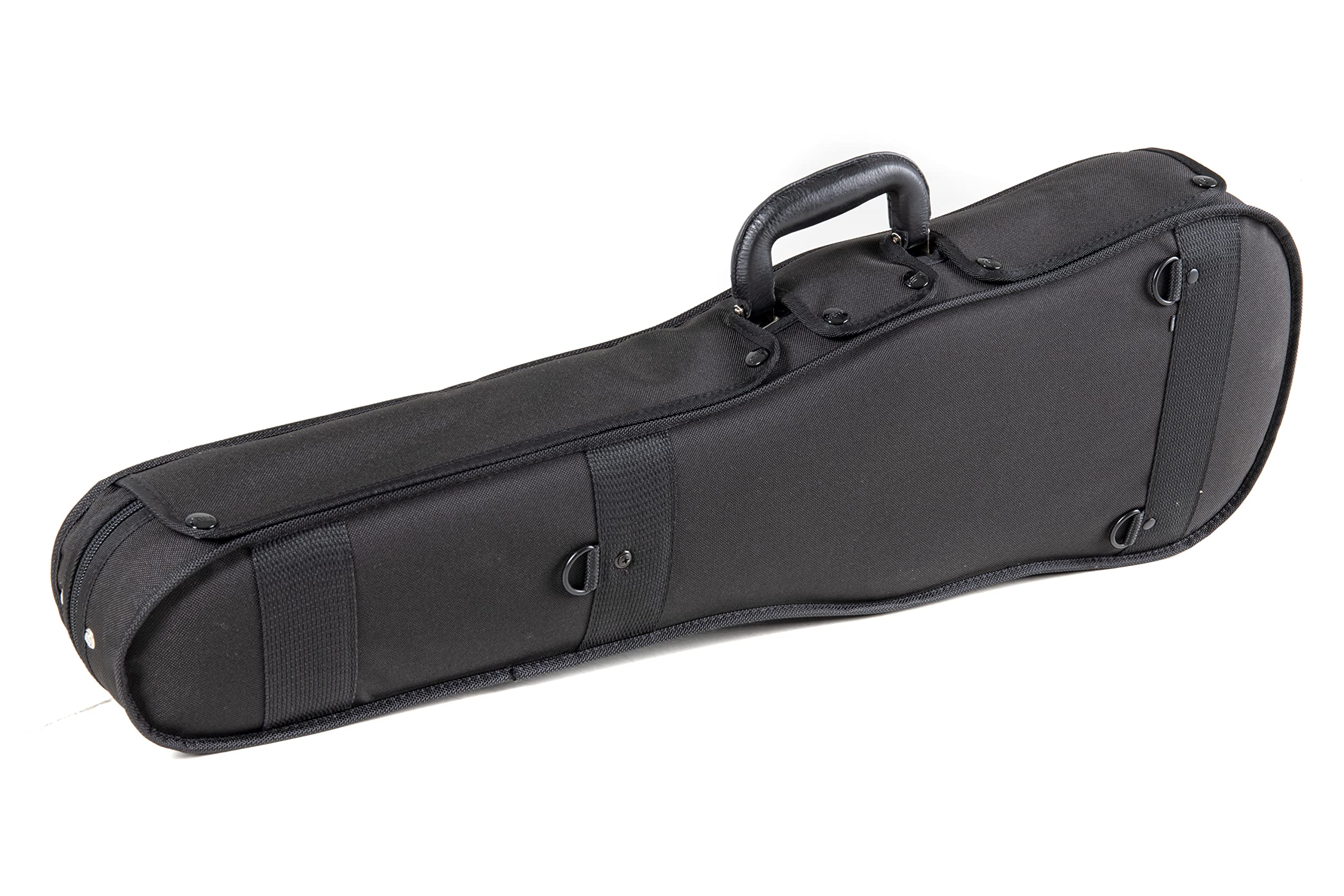 GEWA étui de forme pour violon 4/4 Liuteria Maestro - noir/bleu - noyau thermique - Suspension flottante rembourrée - Housse à vis déperlante - Serrure suisse - Bretelles de sac à dos
