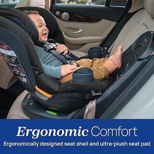 Miniatura 5 de Chicco Fit360 ClearTex Asiento convertible giratorio para automóvil con rotación de 360 grados para orientación trasera y hacia adelante, sistema de