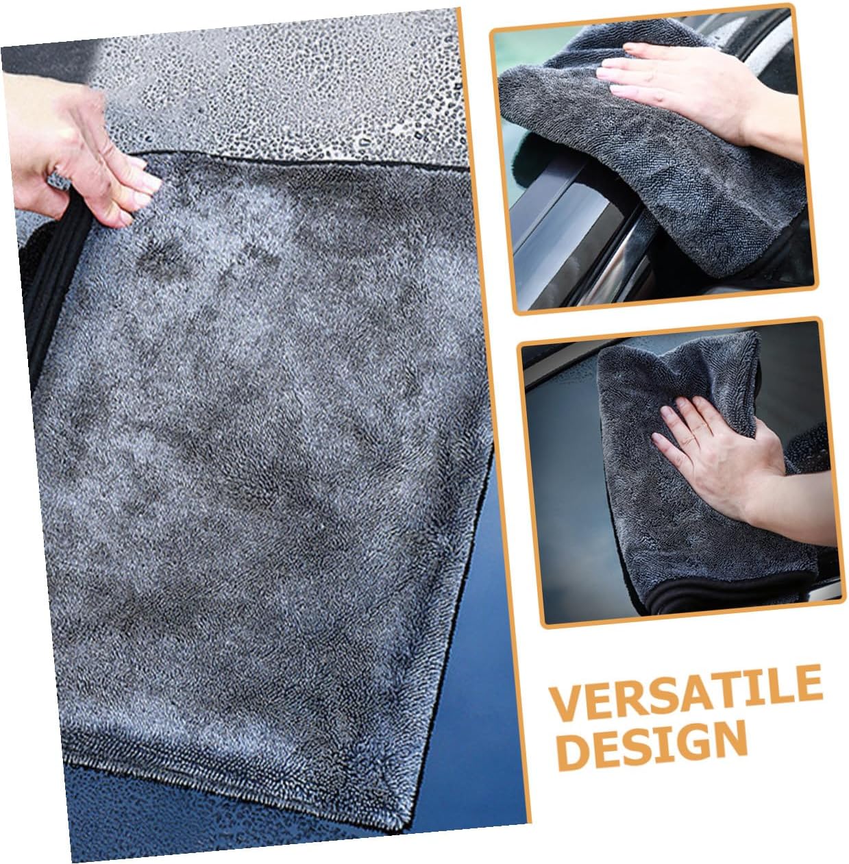 Alipis Car Cleaning Cloth Towel, Absorbent Polyester Wash Cloth for Cars