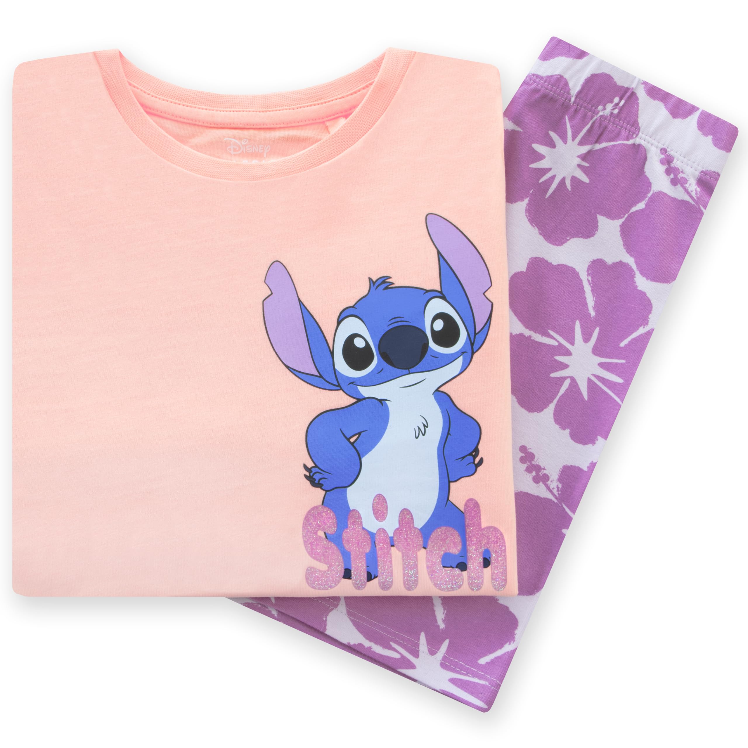 Disney Maglietta Ragazza E Pantaloncini, Maglietta Stitch Bambina E Shorts, Top Ragazza E Short Lilo E Stitch, Vestiti Bambina Etate
