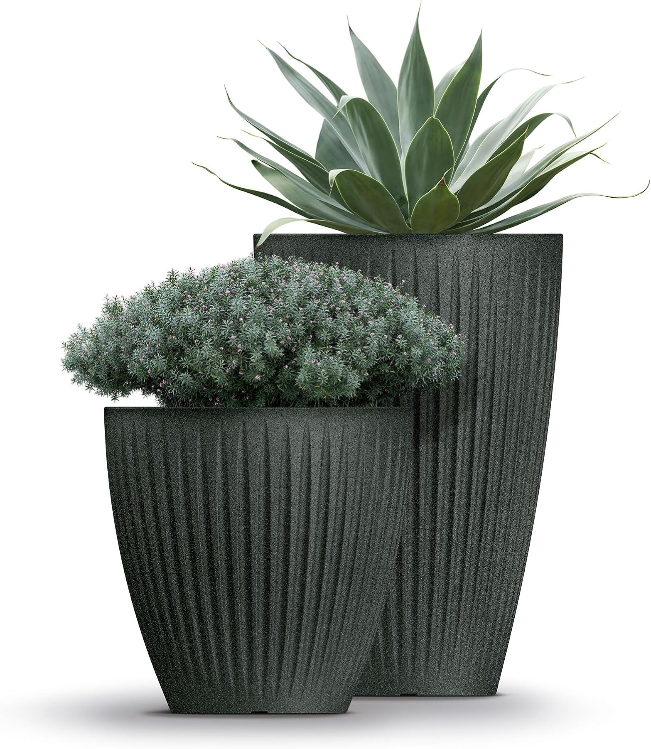Prosperplast Latia Flower Pot Round MIDL, Diameter 40 x 40 cm, Mocha