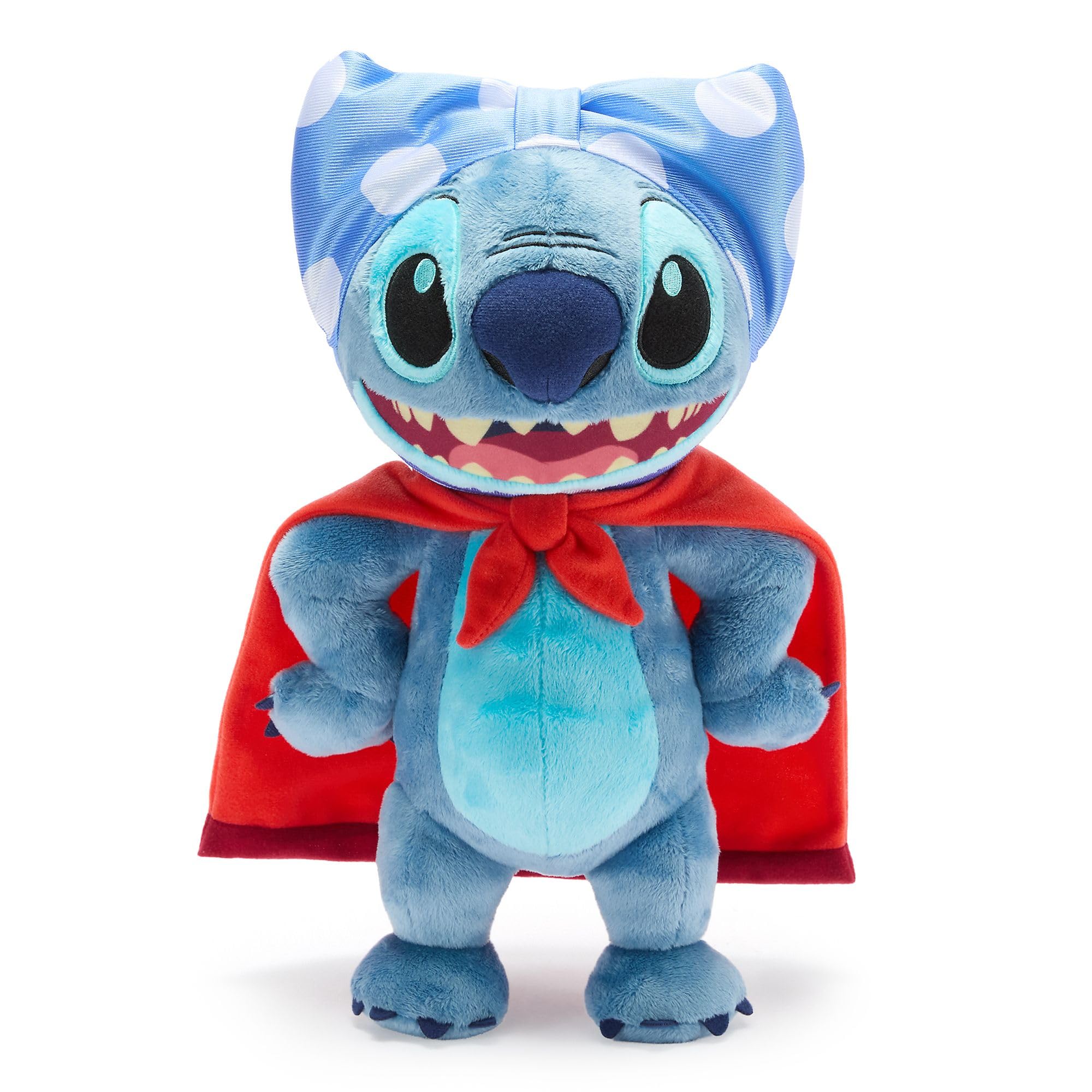 Disney Store Official Super Hero Stitch Medium Soft Toy – 626 Day 2026 Stitch Collectible Plush with Cape 33 cm
