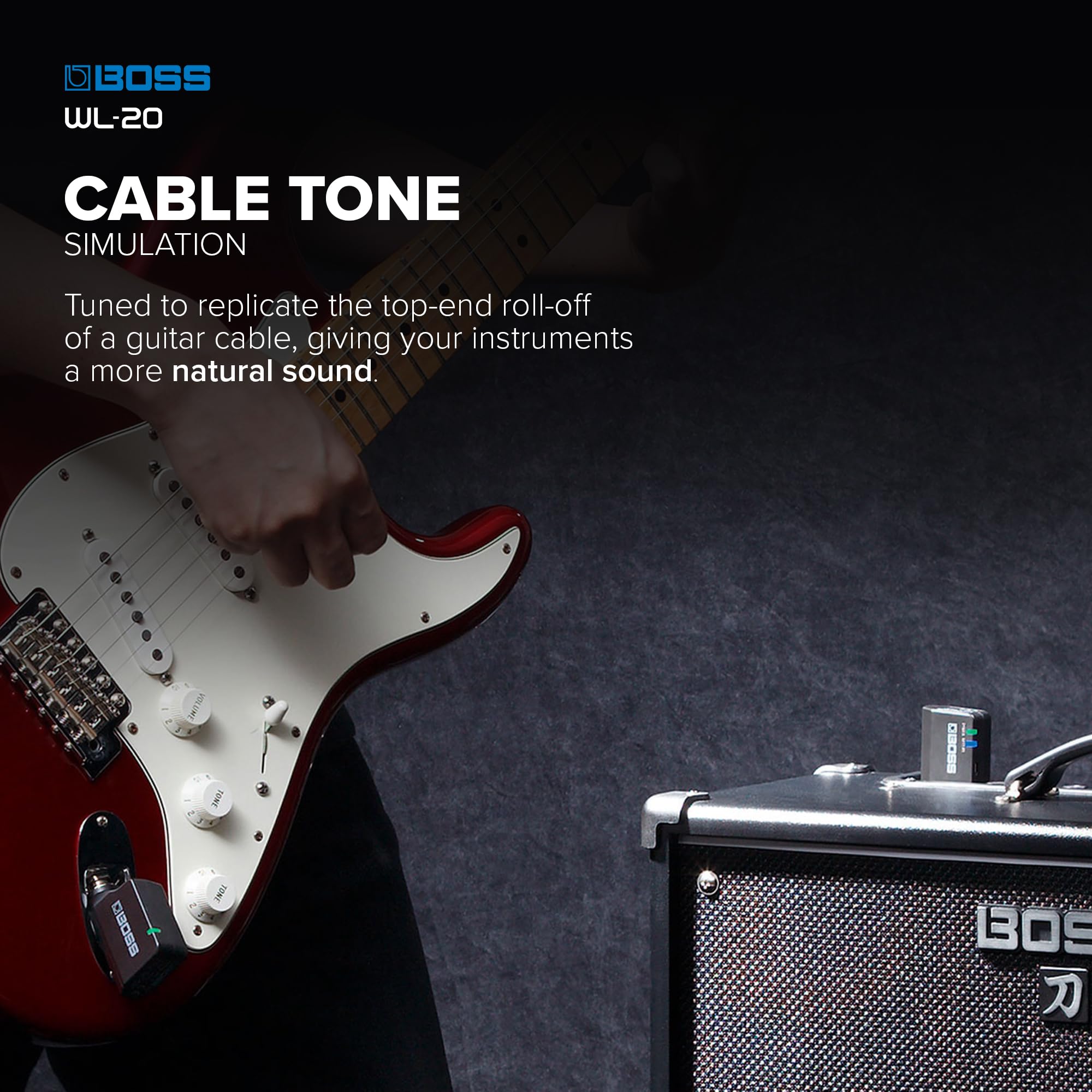 配信機器・PA機器・レコーディング機器 BOSS WL-20 BOSS Sistema compacto de instrumentos sem fio WL-20 | Cabo virtual