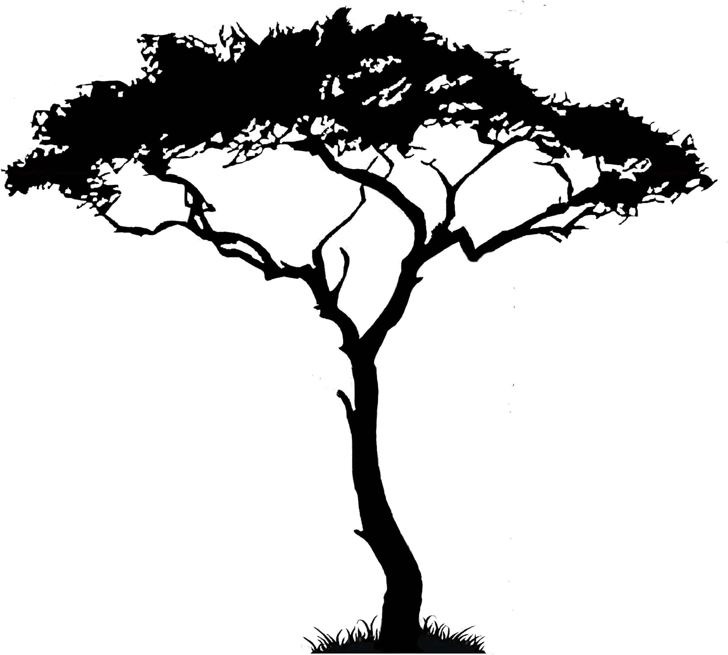 uBer Decals Vinyl Wall Decal Sticker African Tree 105 71x77 inches