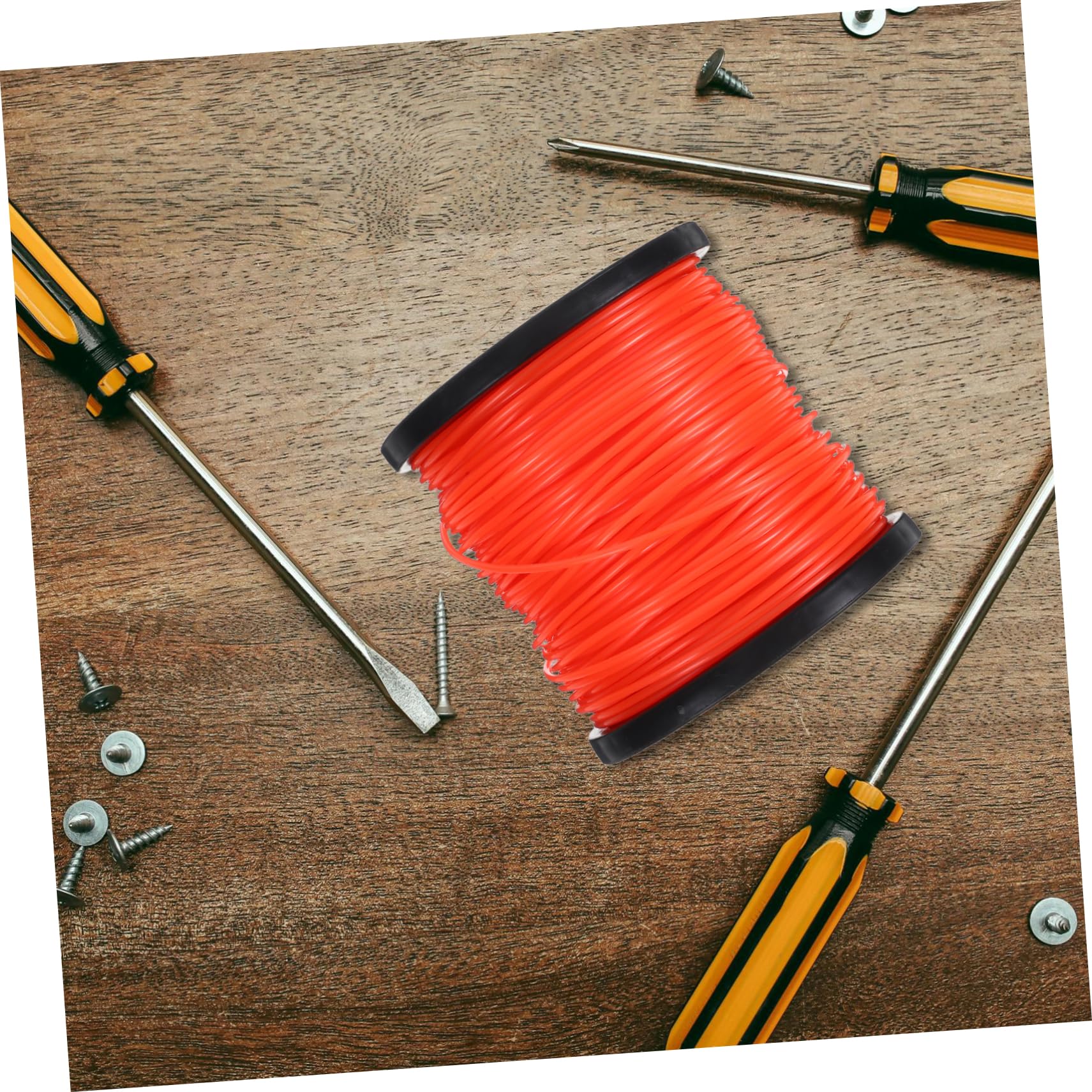 Toddmomy Cuerda de Desbrozadora Redonda de Nylon para Cortacésped Línea de Corte de Compatible con Múltiples de Jardinería Corte y Resultados Consistentes