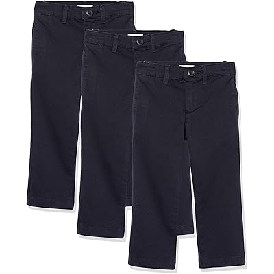 [Amazon Essentials] マルチパック チノパン ノータック ストレートフィット 幼児 ボーイズ 90サイズ