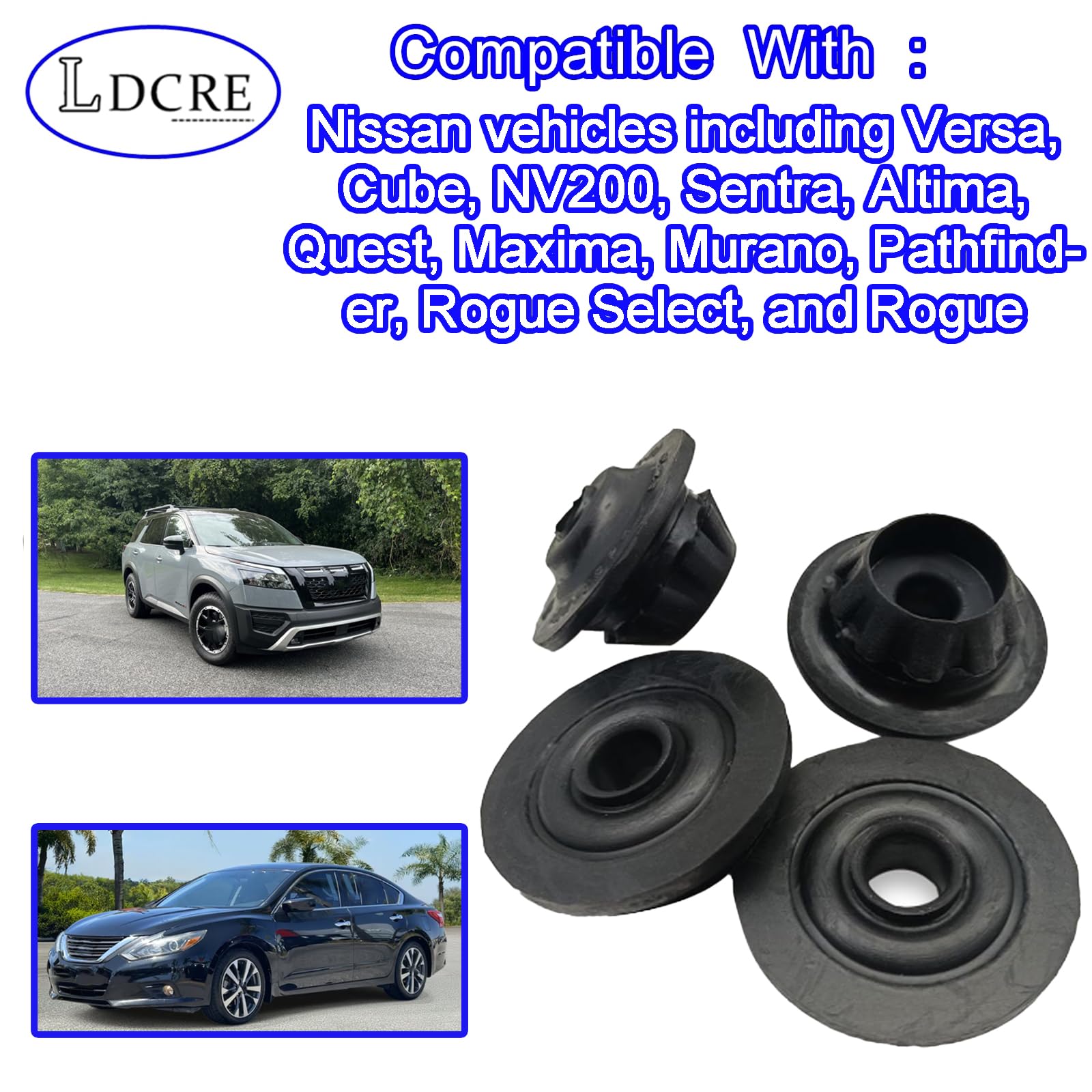 Amazon.com: 4PCS Car Radiator Mount Bushing 21507-4M400 21506