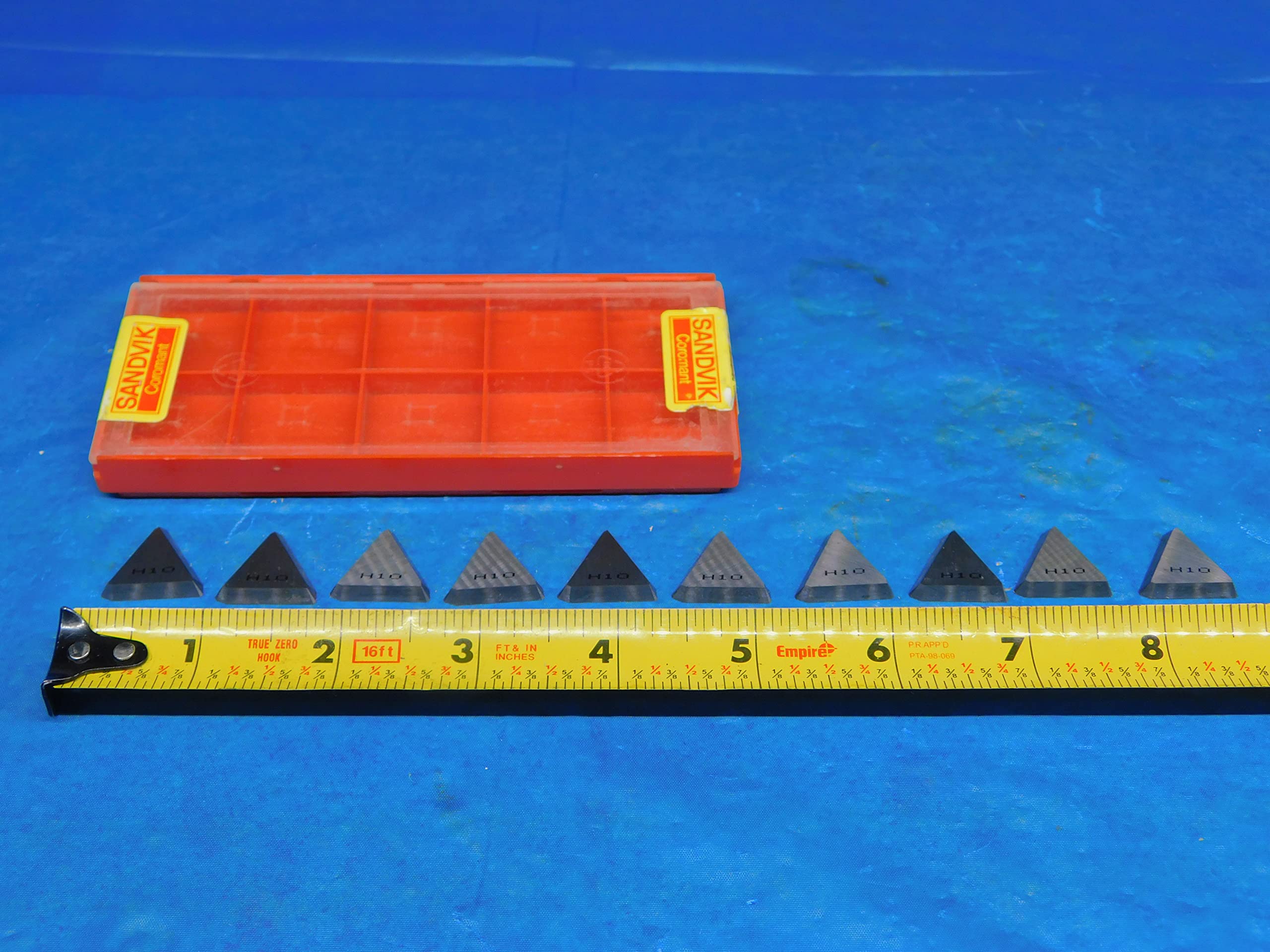 10PCS New SANDVIK TFAN 22 03 PF R H10 Carbide Turning Inserts TFA 42P3R - AR3201AS1