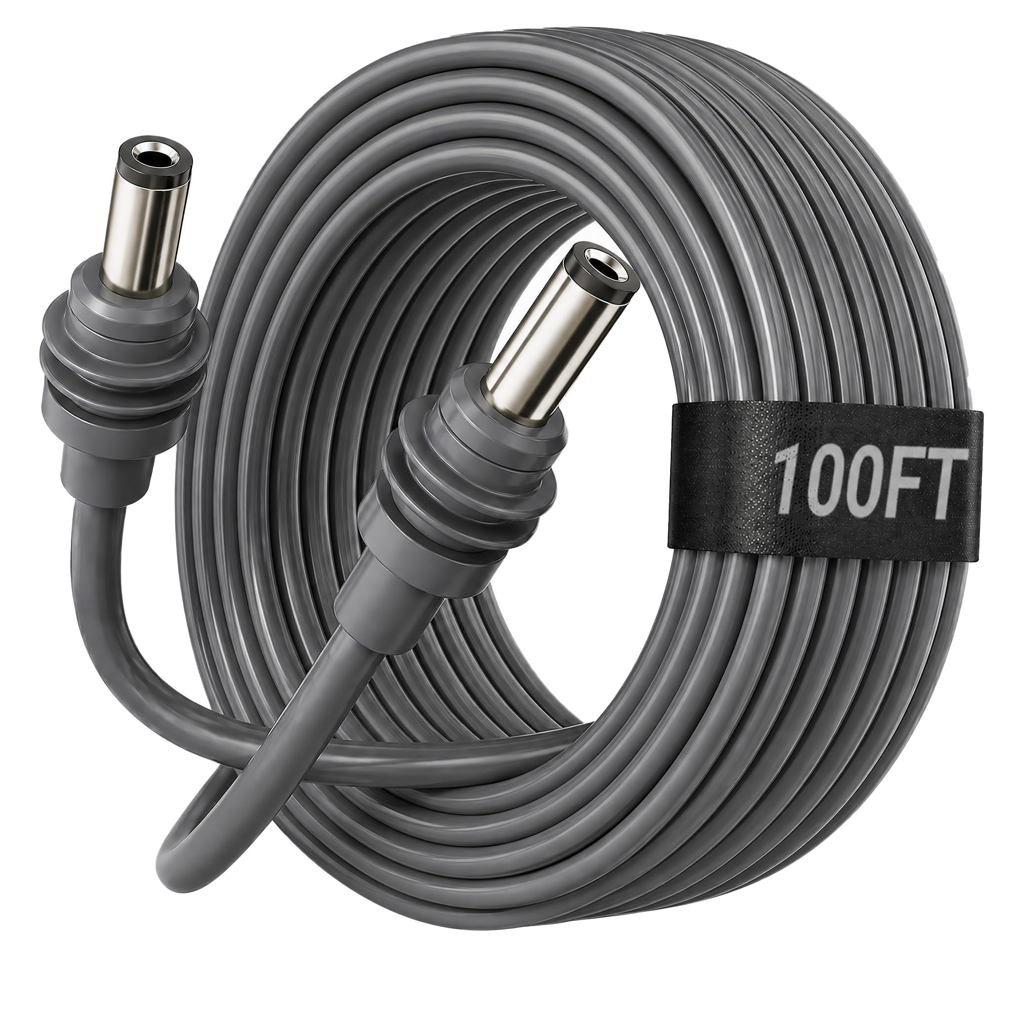 Cable Starlink DC5521 mini impermeable de 18 AWG con conectores macho a macho y 30m 6