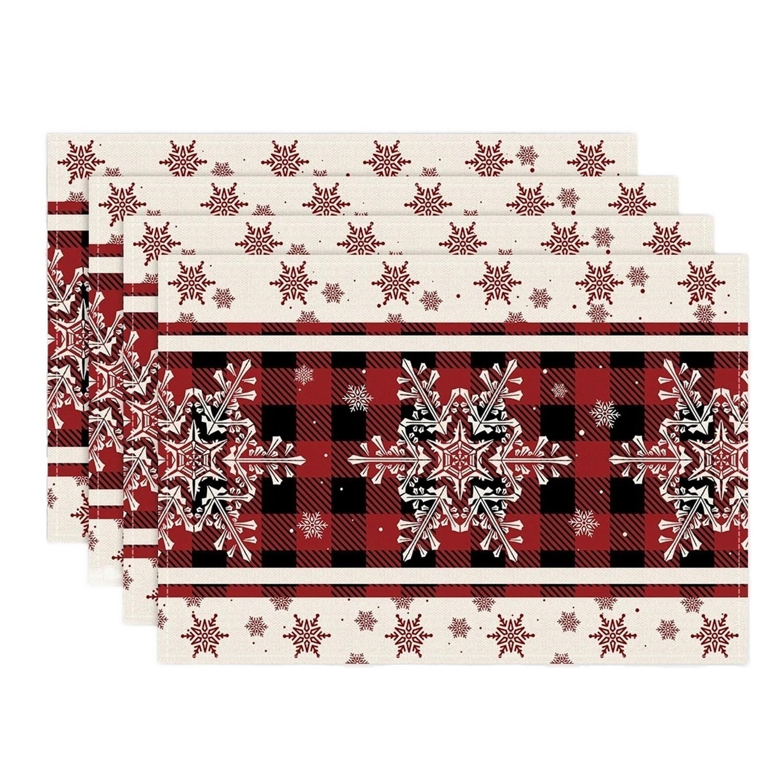 Set de table Noël élégant | Le cadeau idéal pour embellir les repas de famille