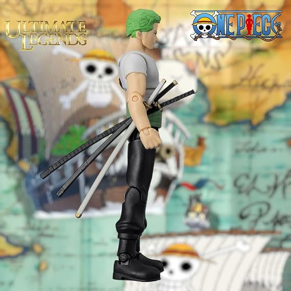 BANDAI Ultimate Legends 12.5cm One Piece Zoro Action Figure