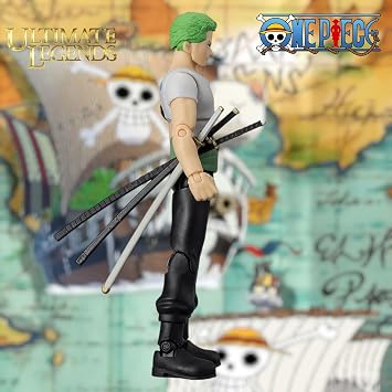 BANDAI Ultimate Legends 12.5cm One Piece Zoro Action Figure
