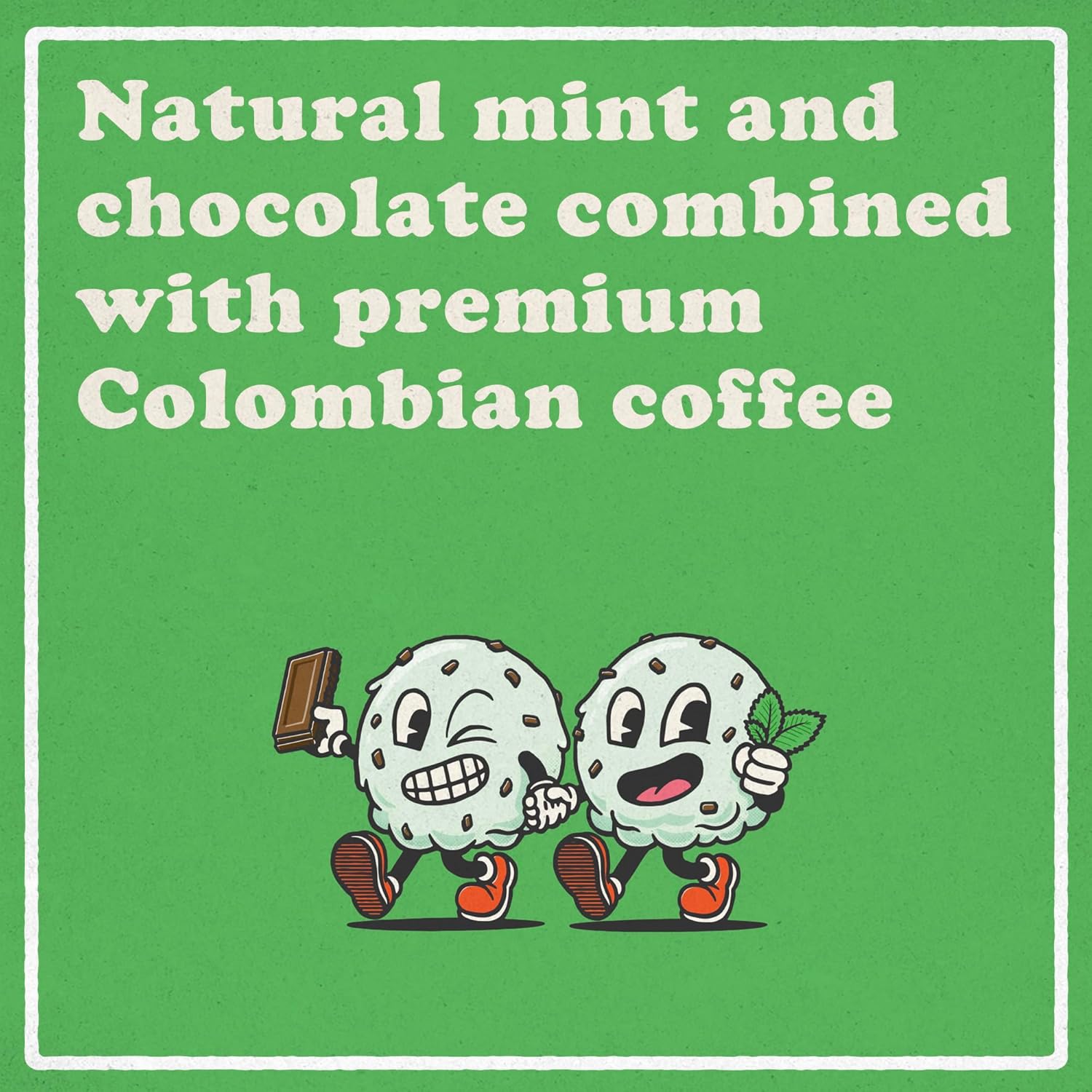 Roasty Buds Minty Choco Chip Ground Coffee | Medium Roast, Natural Mint & Chocolate Flavors (12 oz) | Gluten-Free, Non-GMO (12 Ounce, Minty Choco Chip Ground)