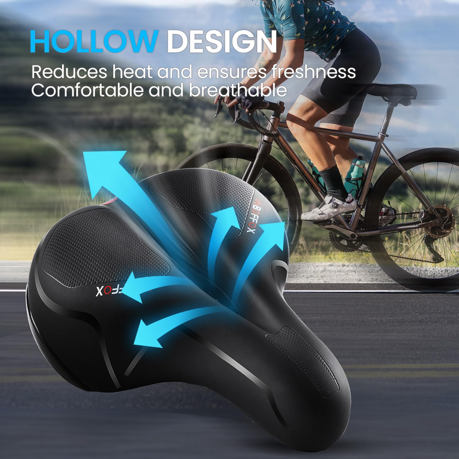 Decathlon Sella Bicicletta Gel Sella Bici Decathlon ENJOHOS Sella