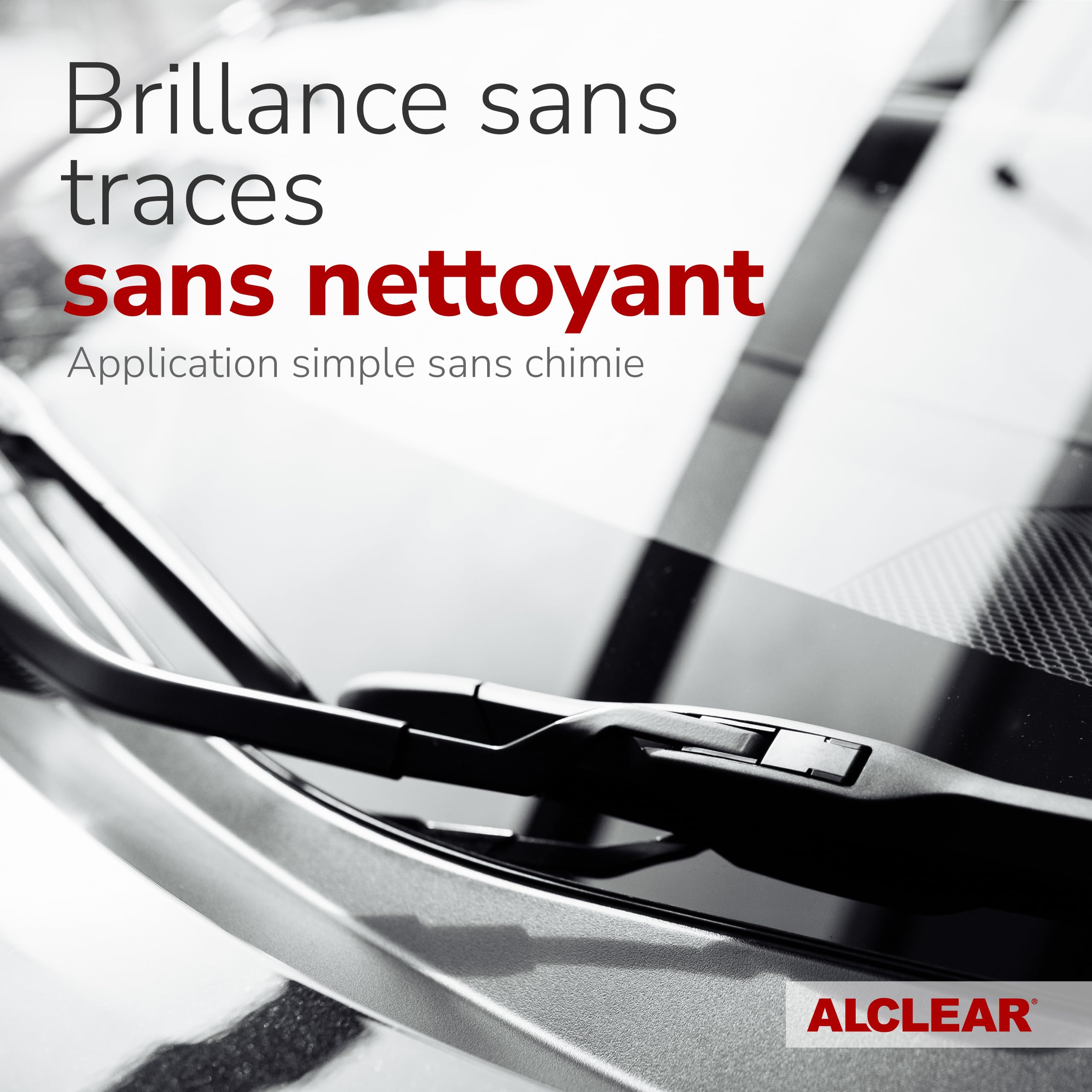 ALCLEAR 950002_5 Set de Chiffons Microfibres pour vitres, Lot de 5 | Chiffons pour vitres, sans traces ni peluches, sans essuyage final, conçu en Allemagne, maison et vitres de voiture