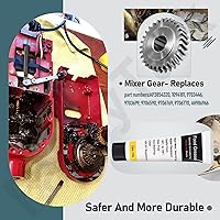 Vista 7 de 9709231 WP9709231 Worm Gear & 9706529 W11086780 Gear Kit - Compatible with Whirlpool Stand Mixer - Replace AP3085342, 905384, AP3854320, 9703446