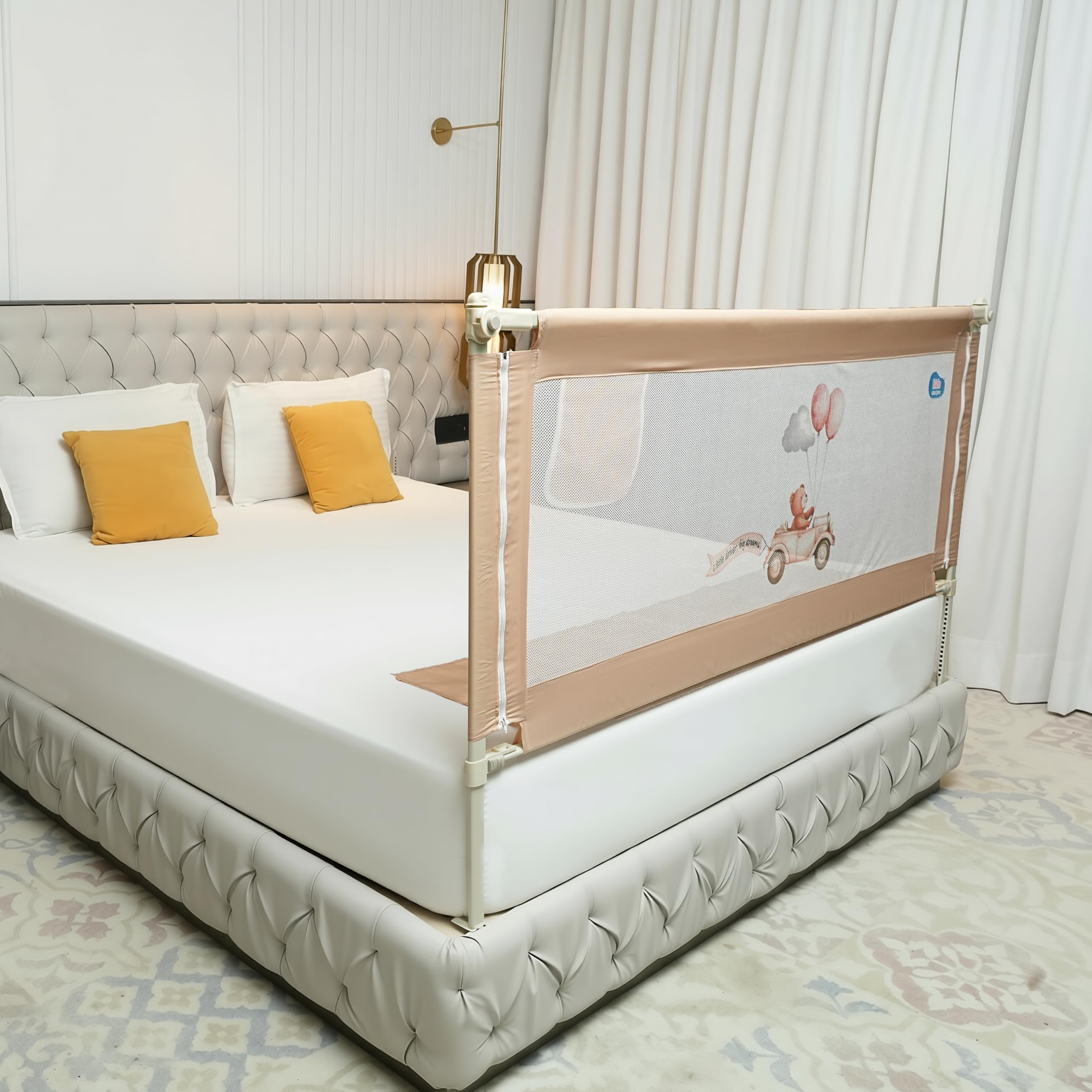 Kids Bed Rail Guard - Baby Safety Side Wall -22