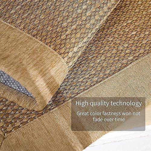 Miniatura 7 de LUFEIJIASHI Alfombras y tapetes pequeños de cocina, antideslizantes, lavables, absorbentes, estilo granja, para el frente del fregadero (color café