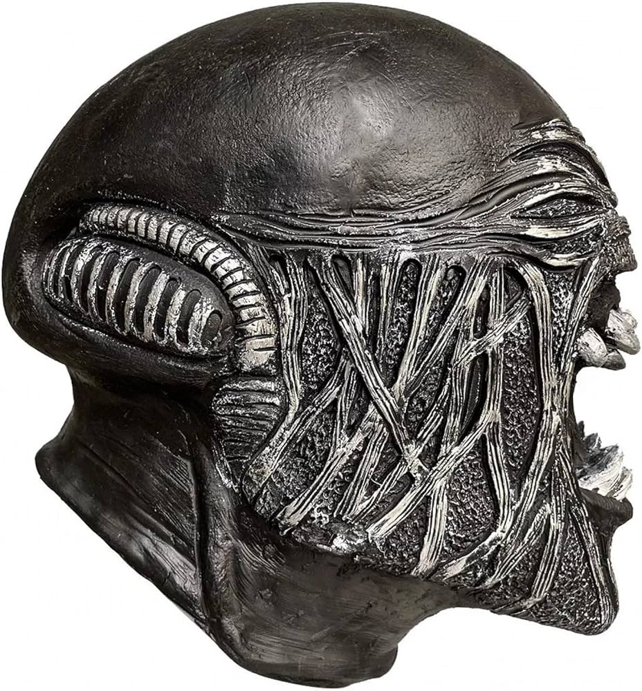 Amazon.co.jp: ハロウィン マスク エイリアン プレデター コスプレ