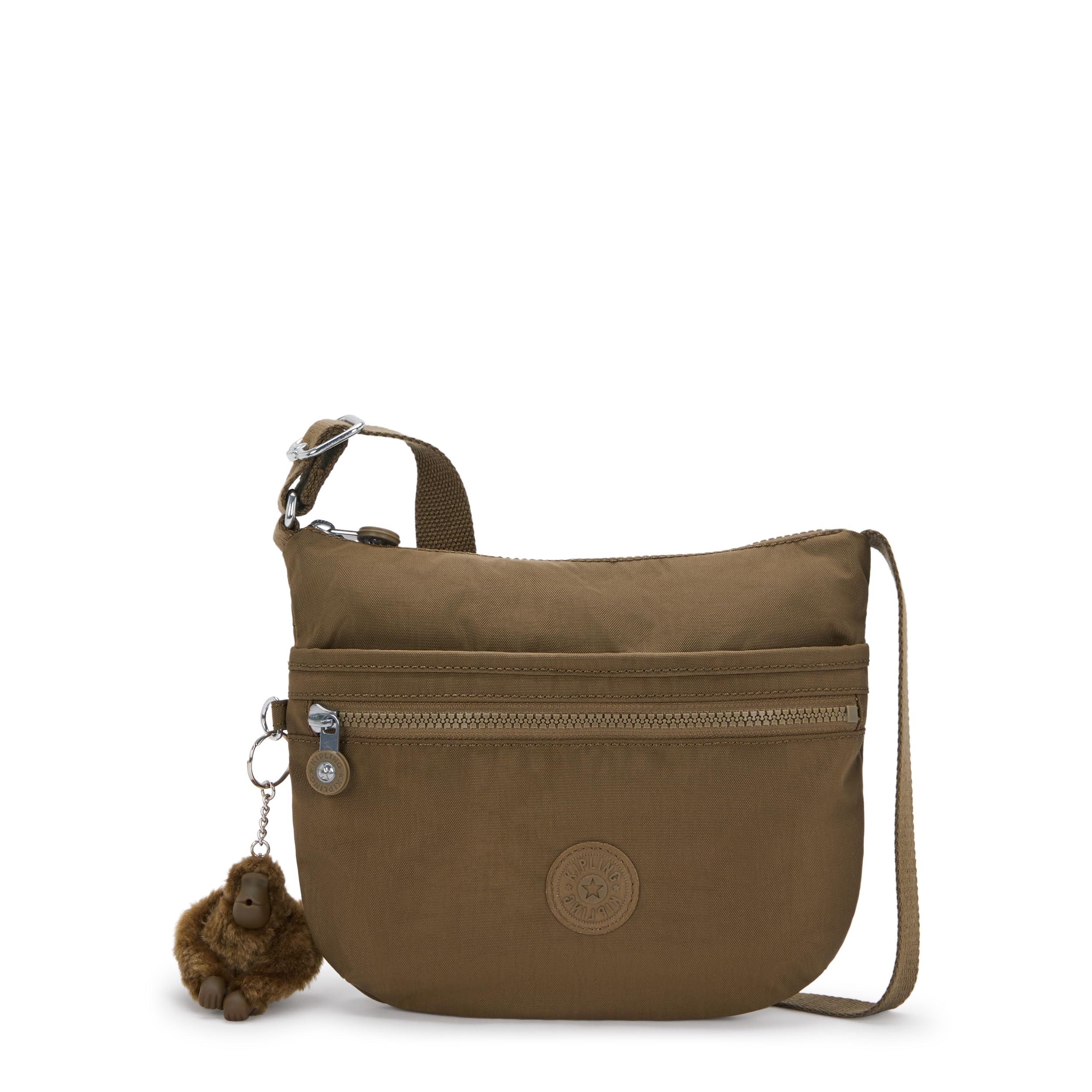 Kipling Women's Light Smooth Khaki 56% Recycled Polyamide, 44% Polyamide