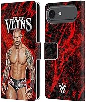 Vista 64 de Head Case Designs Officially Licensed WWE in My Veins Randy Orton Leather Wallet Case Compatible with Apple iPhone 7 Plus/iPhone 8 Plus