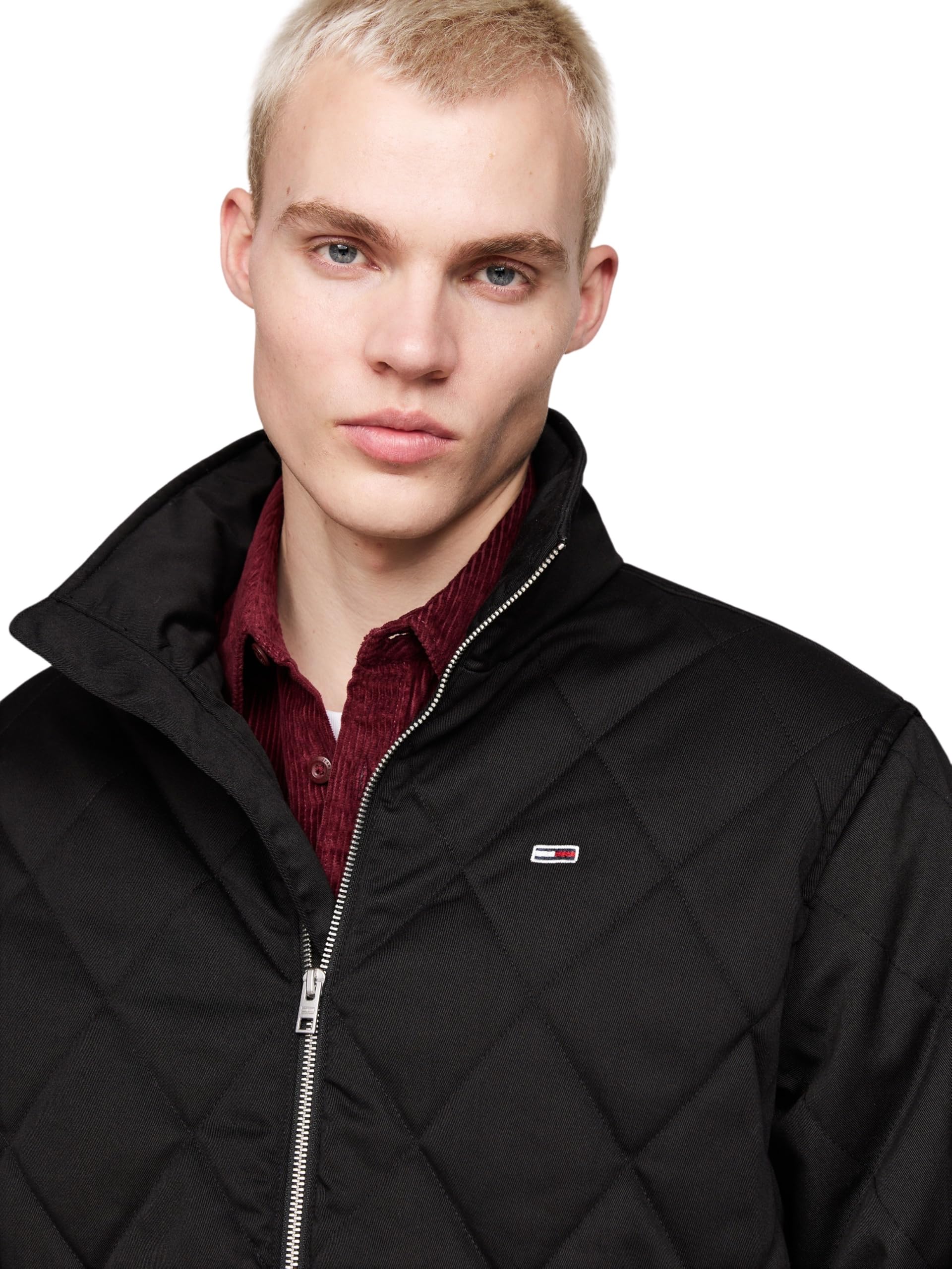 Tommy Jeans Cazadora Acolchada Hombre Essential Quilted Jacket con Cremallera