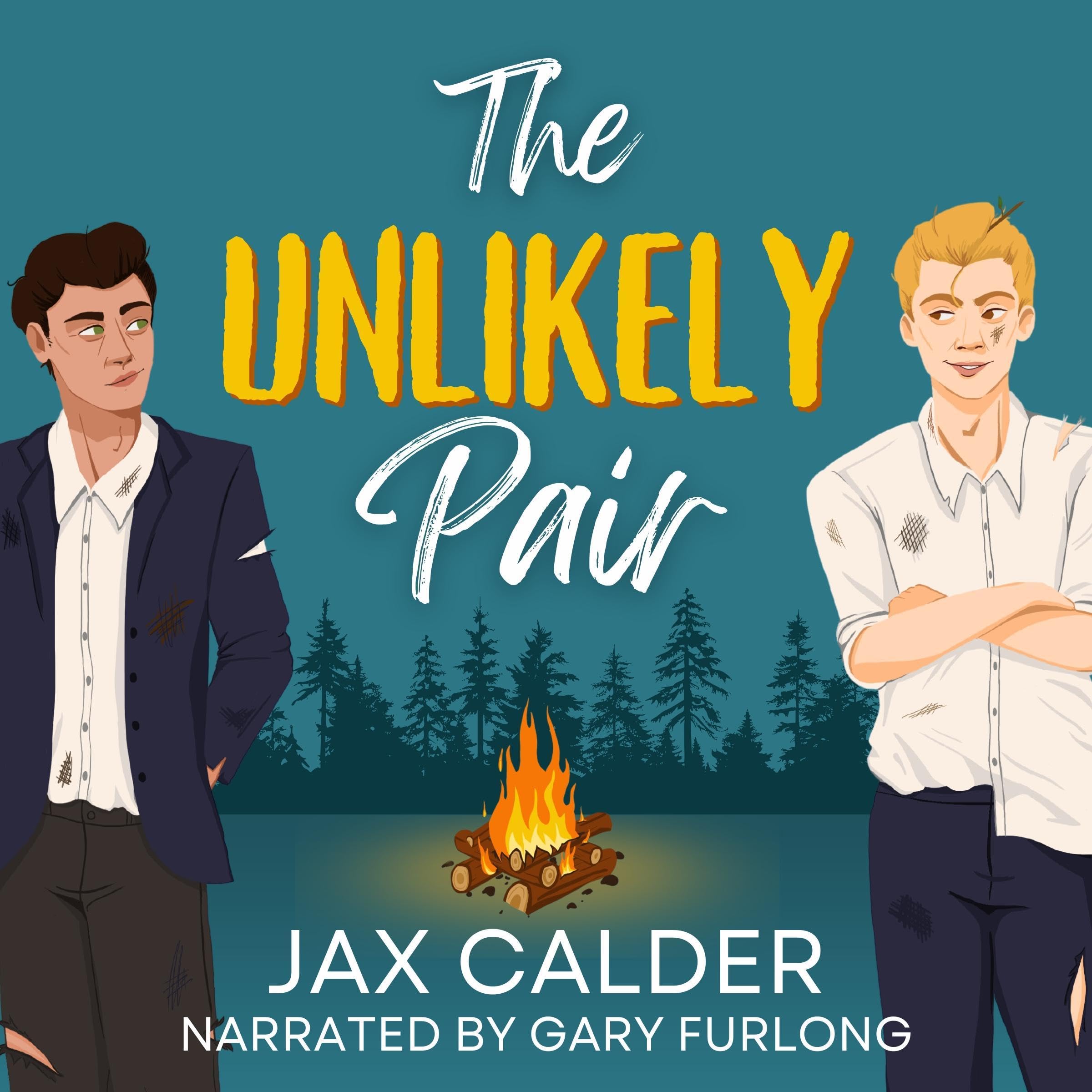 Cover art for The Unlikely Pair: An MM Enemies to Lovers Romance