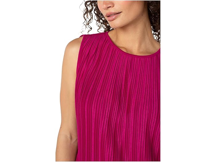 Sleeveless Crew Neck Knit Top - Image 1