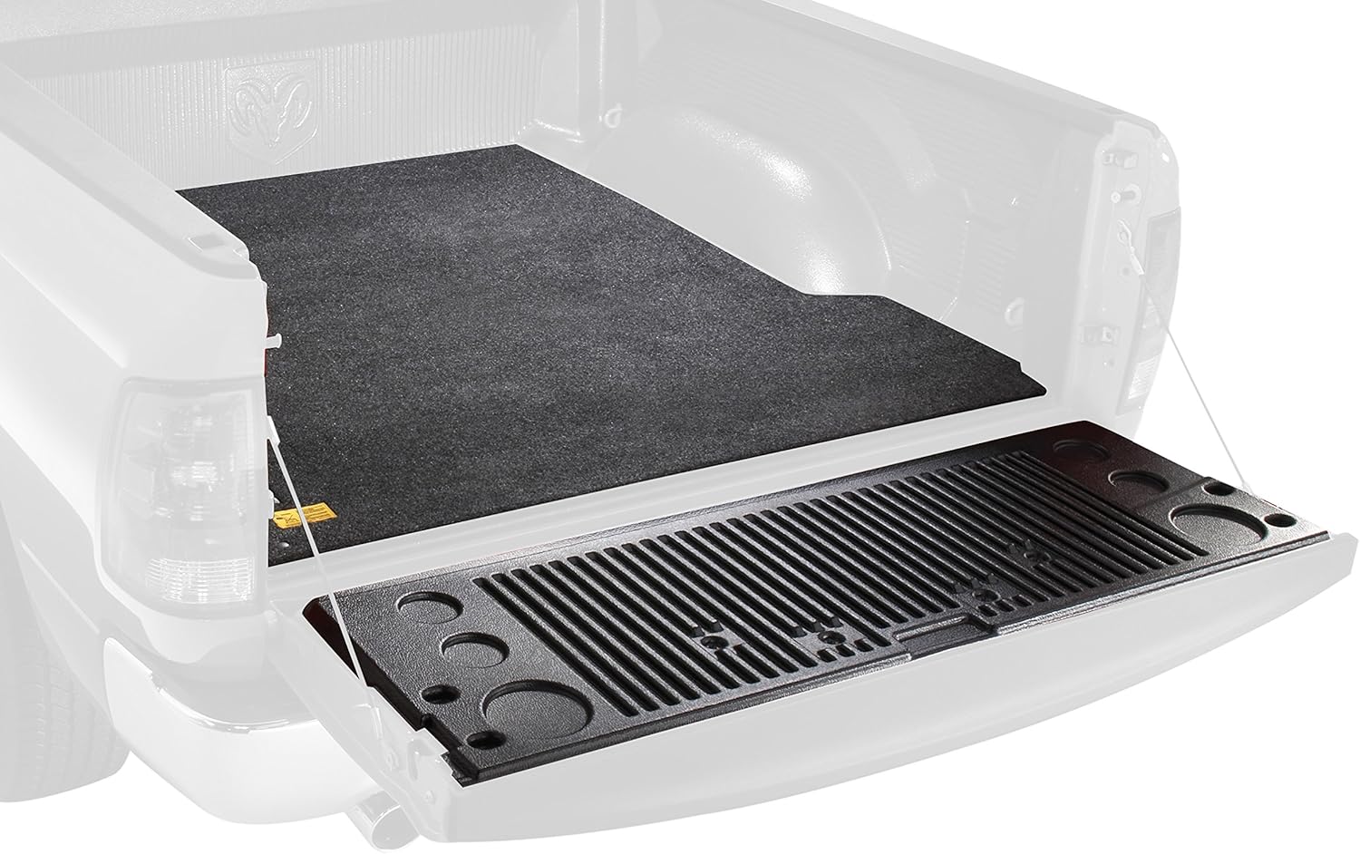 BedRug Bedmat | Fits 2017 - 2026 Ford F-250, F-350 Super Duty (Models w/Drop - In Liners) 98.1 Bed, Models w/Drop-In Liners | Charcoal Grey, BMQ17LBD