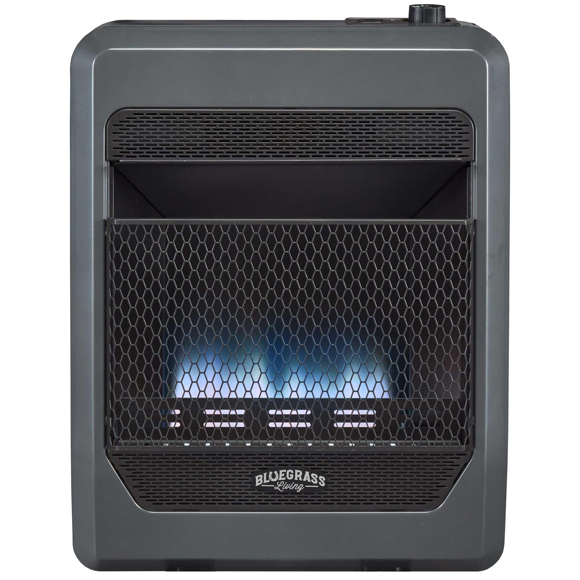 Bluegrass Living Propane Gas Vent Free Blue Flame...