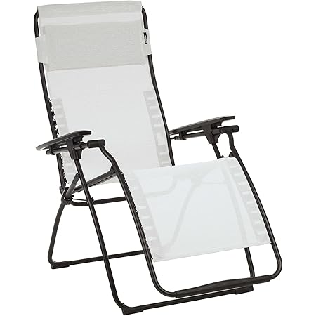 Lafuma(ラフマ) チェア リクライニング 折りたたみ (FUTURA DUO) ホワイト LFM3113 6900 ホワイト