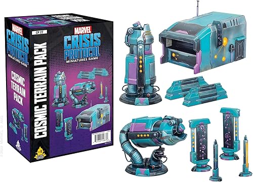 Miniatura 2 de Marvel: Crisis Protocol Cosmic TERRAIN PACK - Eleva tus batallas a proporciones galácticas. Juego de superhéroes de mesa, a partir de 14 años, 2