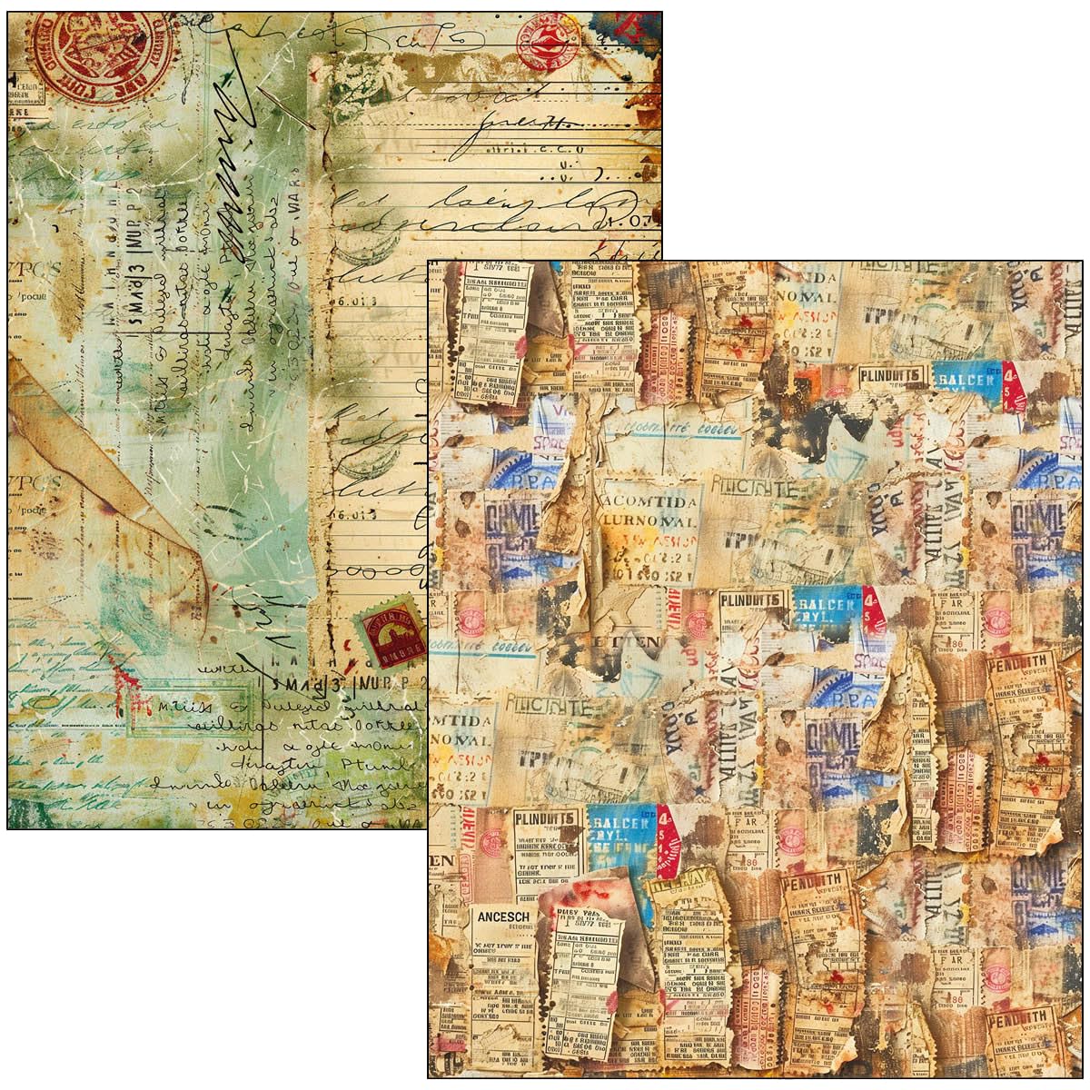 Ciao Bella Mixed Media Book A4 Motivpapier Scrapbooking DIY