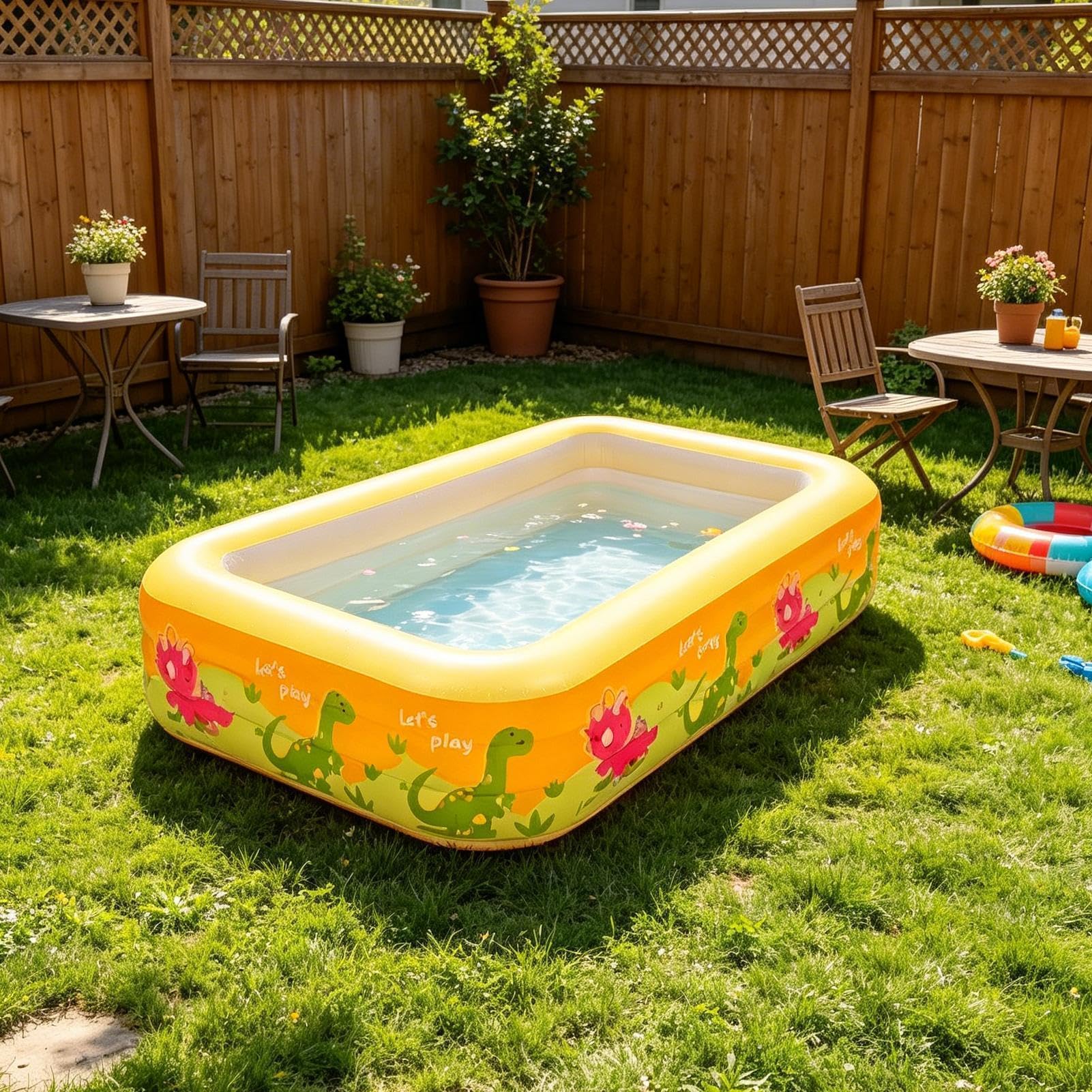 Piscina Gonfiabile per Bambini Vasca da Bagno Portatile in PVC | Vasca Gonfiabile per Bambini Per bimbi, ragazze, ragazzi, interni, esterni, casa, giardino, spiaggia,