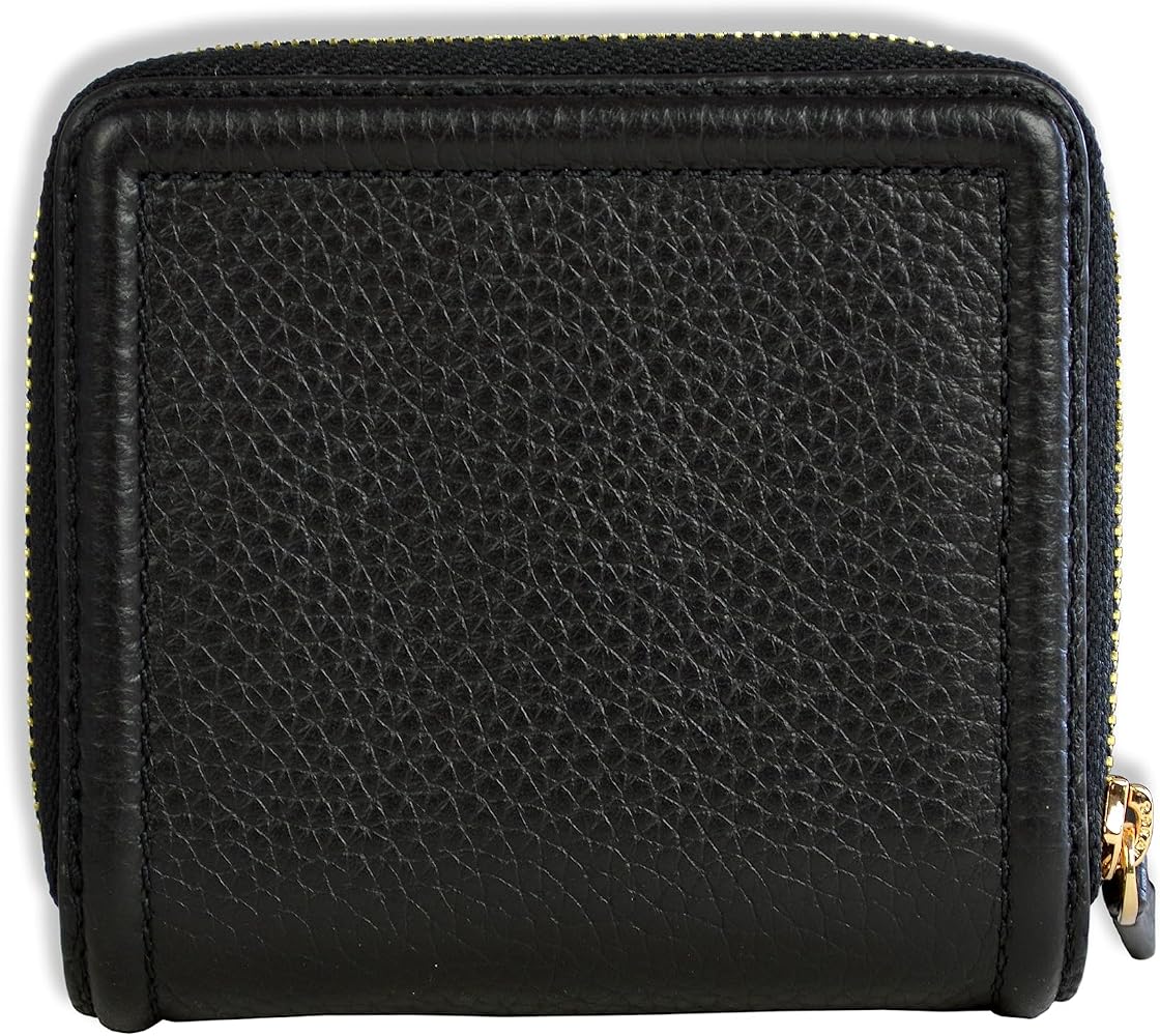Amazon.com: Tory Burch Thea BI Fold Wallet (Black) : Clothing