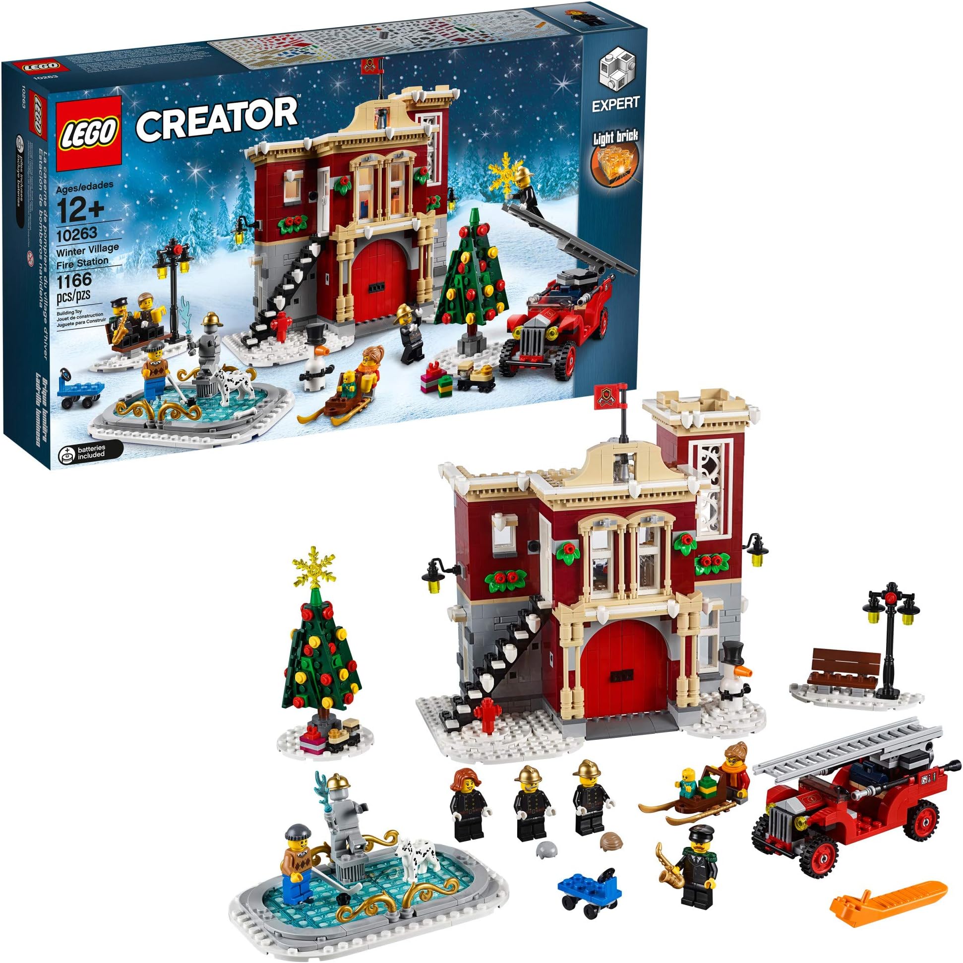 Creator Expert Winter Village Fire Station 10263 Building Kit (1166 Pieces)