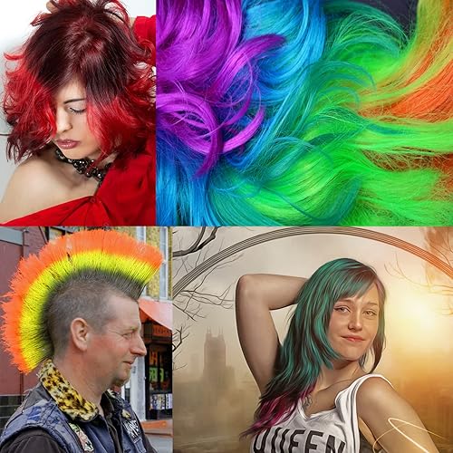 Miniatura 7 de Tapas de silicona para cabello de color, 24 piezas, tapas reutilizables para resaltar con ganchos y herramientas de teñido de peluquería para