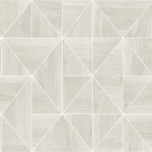 NuWallpaper Papel tapiz autoadhesivo de Lazlo Taupe