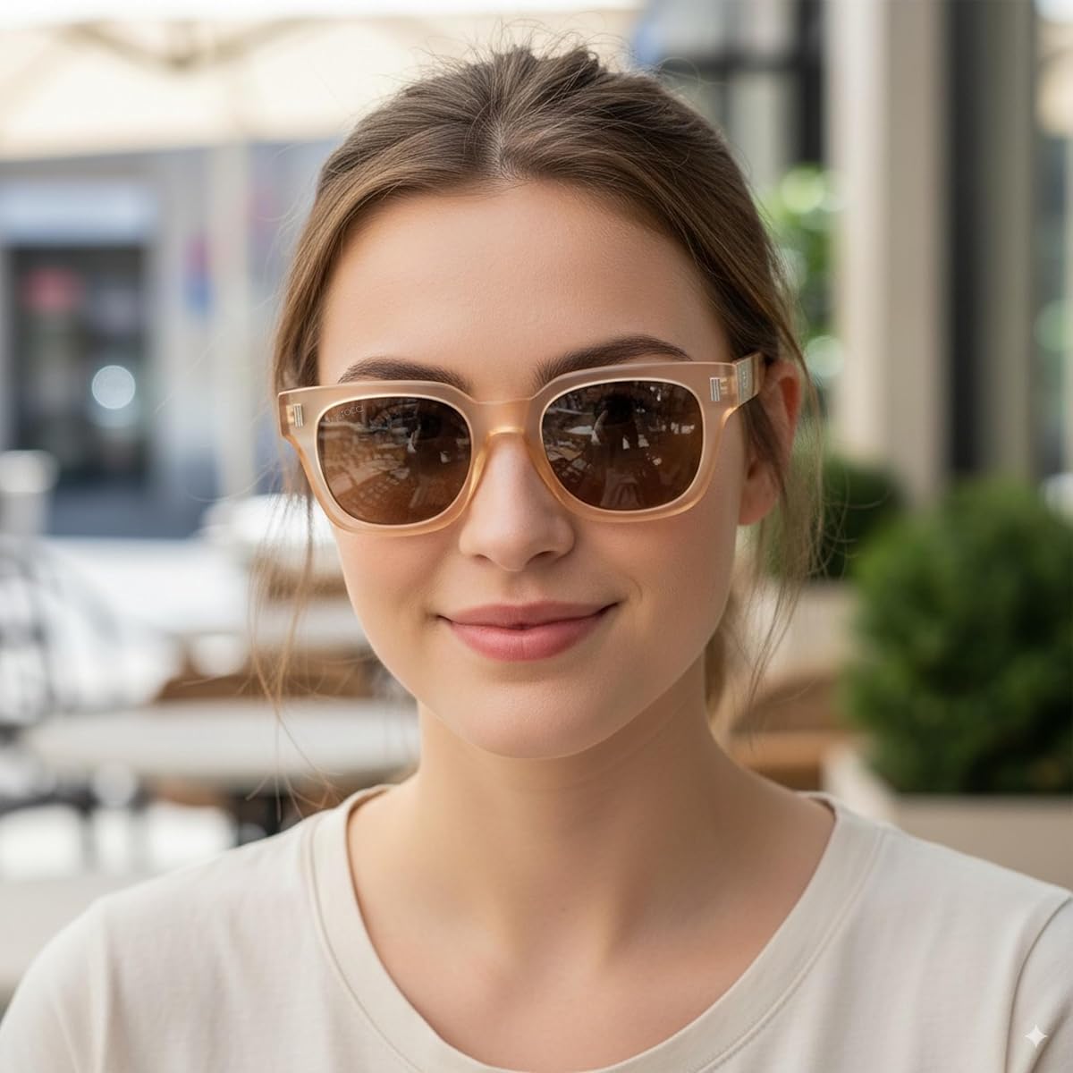 Repossi Eyewear Cat-Eye Recycled Plastic Sunglasses view 4
