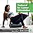 Gaiam Restore Foam Roller for Muscle Massage - 18 Short Foam Roller, Deep Tissue Muscle Massager for Sore Muscles & Stimulation - Total Body Pain Relief, Back, Neck, Foot, Calf, Leg, Arm - Grey