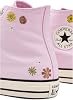 Tenis Chuck Taylor All Star con bordados florales de caña alta 6