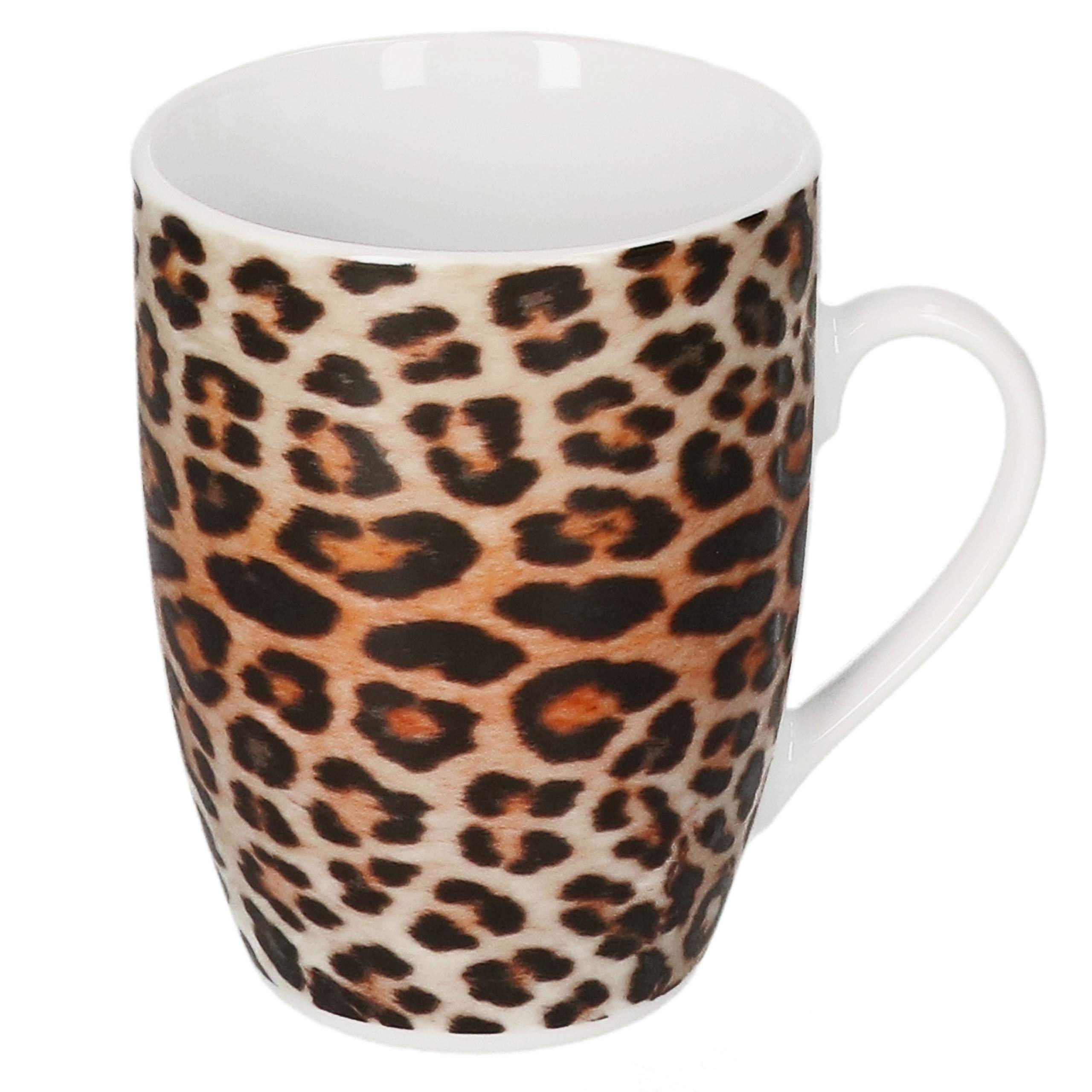 MamboCat Set Di 6 Tazze Jumbo Blu 400 Ml, In Gres, 6 Tonalità Di Blu Con Decorazione A Vortice, Grandi Per Tè, Caffè E Cacao, Lavabili In Lavastoviglie - 2