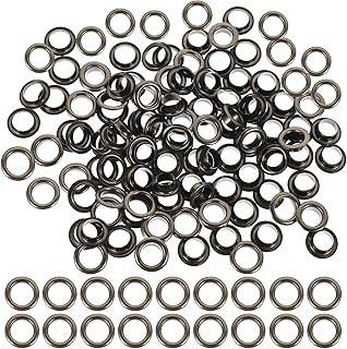 Gogogmee 50 Conjuntos De Botão De Olho De Ar Kits DIY DIY Artesanato Kits De Piercing Cortinas Dupla Face Kit De Piercings Ilhós Kit De Botão Ilhós Para Tecido Ilhós E Ilhós Kit De Ilhós