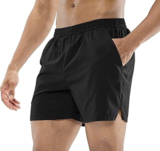 MIER Men's Workout Running Shorts Quick Dry Active 5...