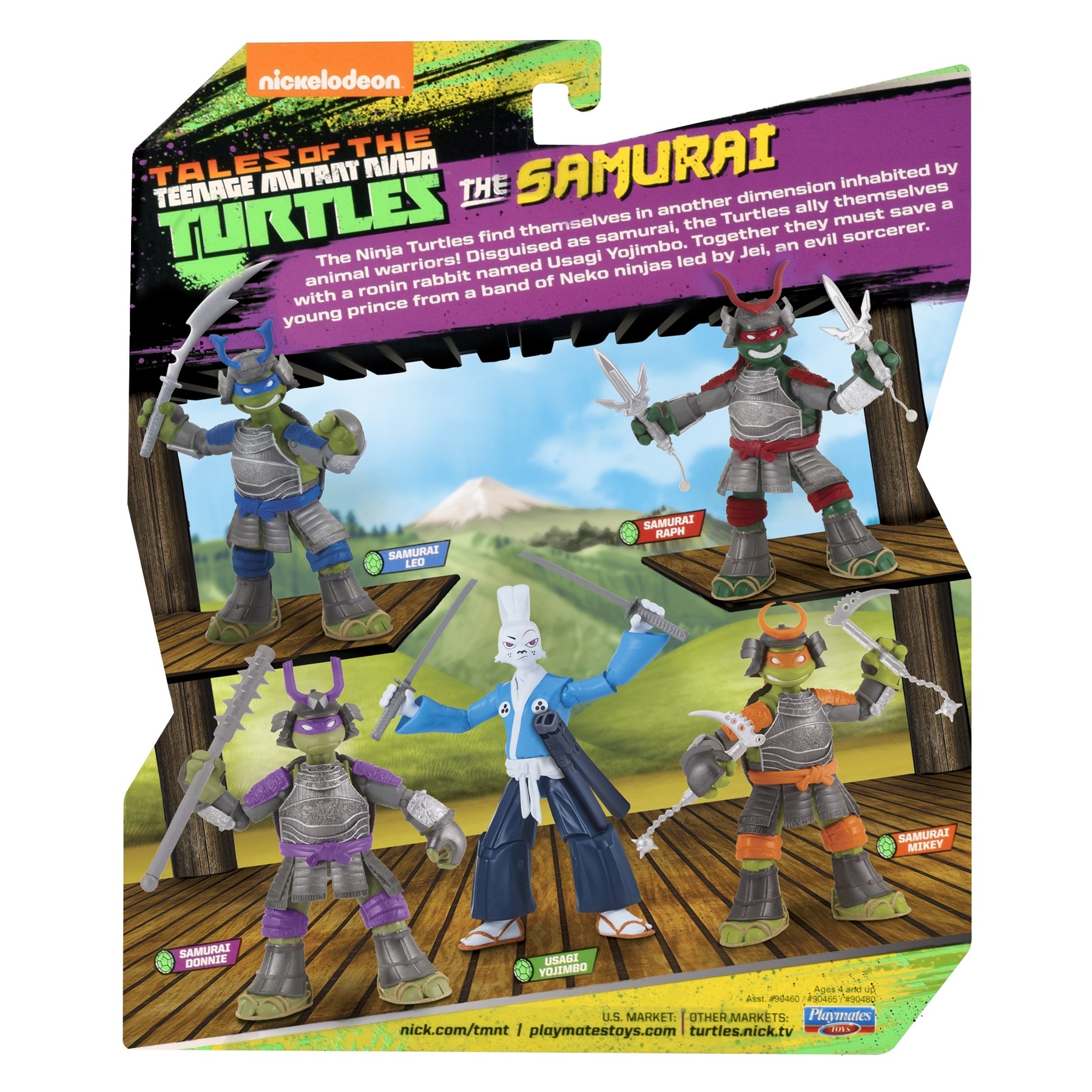 Teenage Mutant Ninja Turtles Samurai Michelangelo Basic Action
