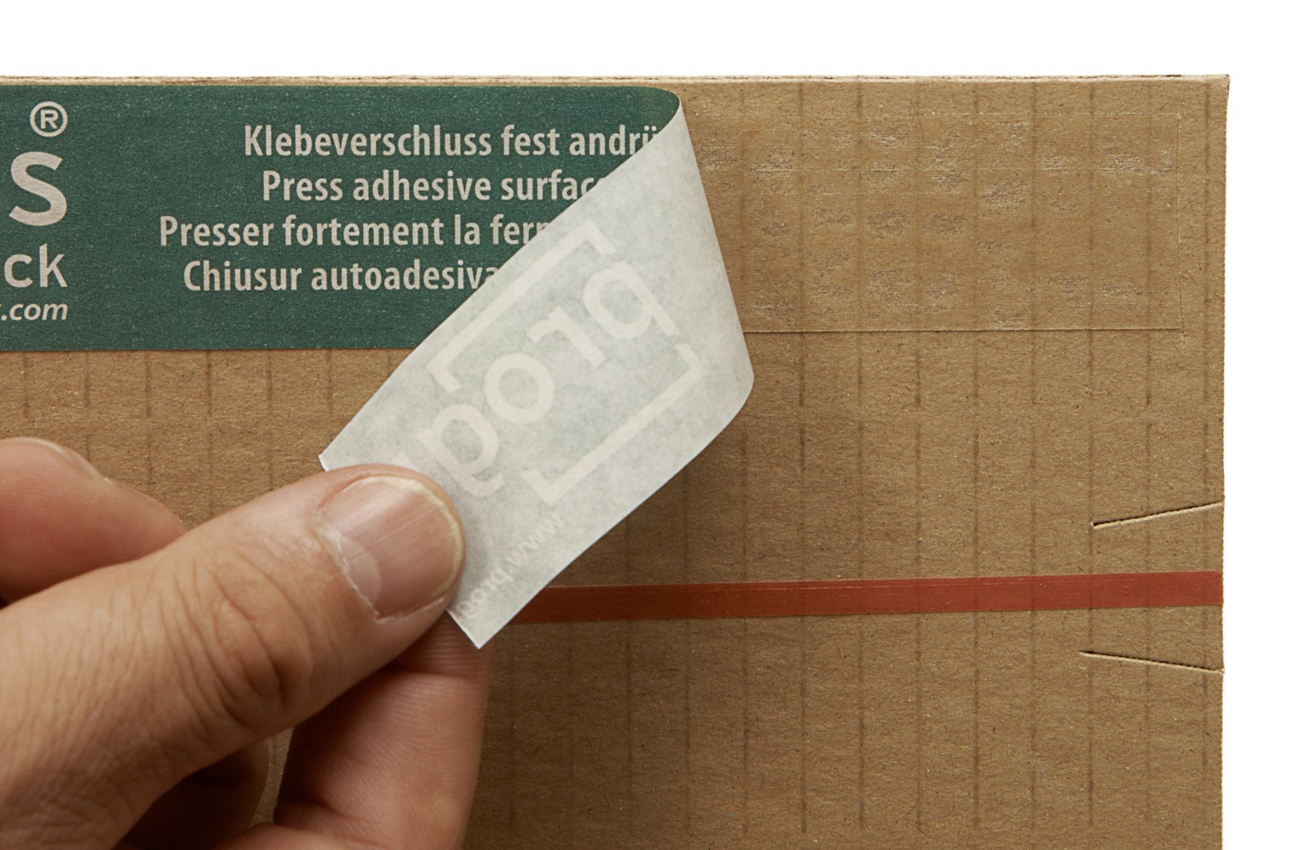 K10.01-1 Transportkarton Premium 1-wellig mit SK-Verschluss und Aufreißfaden DIN C6, 165 x 120 x 100-80 mm, 20er Pack, braun, 4250315307790